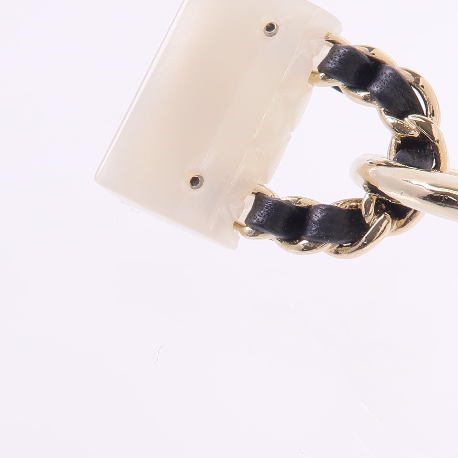 CHANEL PVC/金屬/皮革Earrings耳環