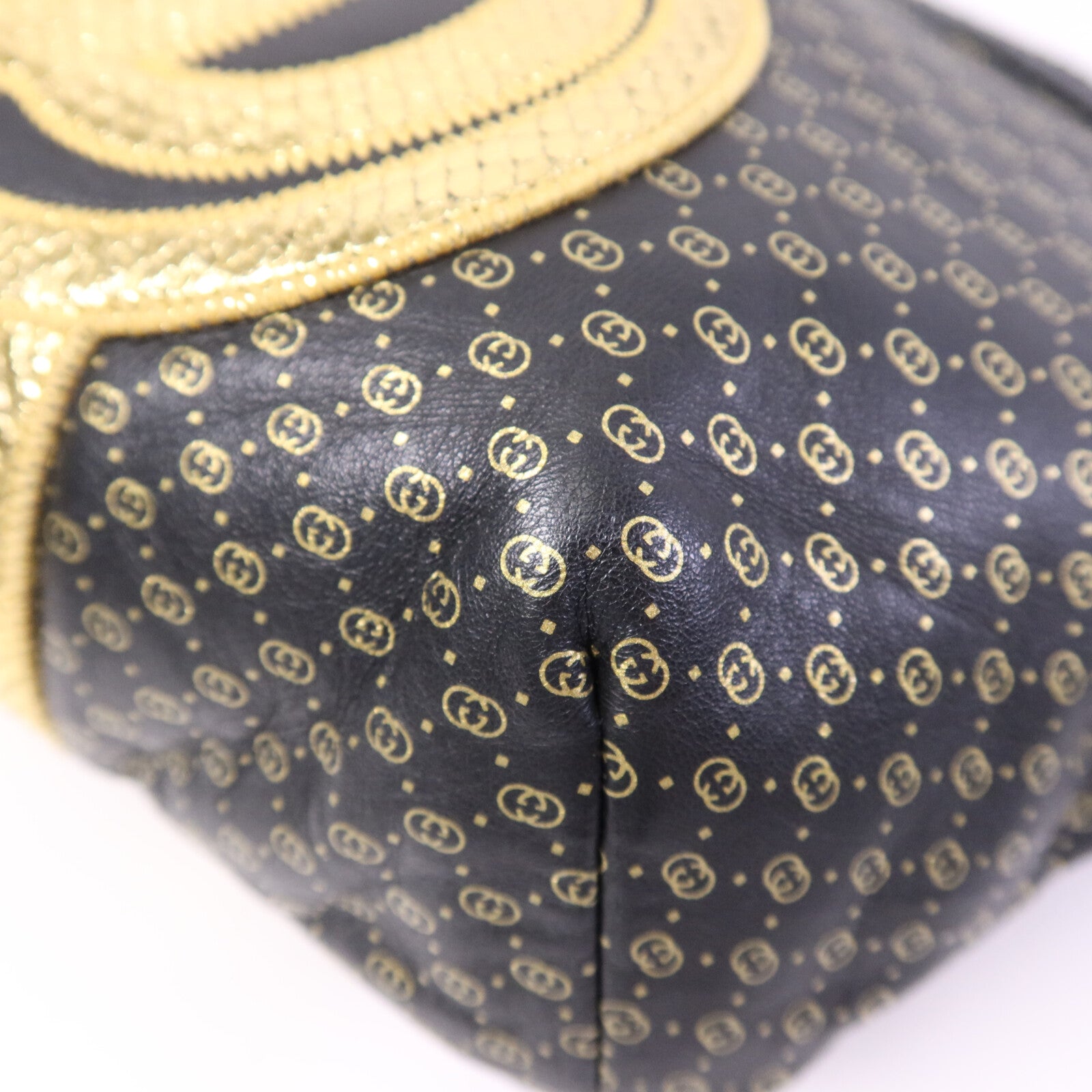 GUCCI 【激減優惠】牛皮皮革Dapper Dan Waist Bag金扣腰包