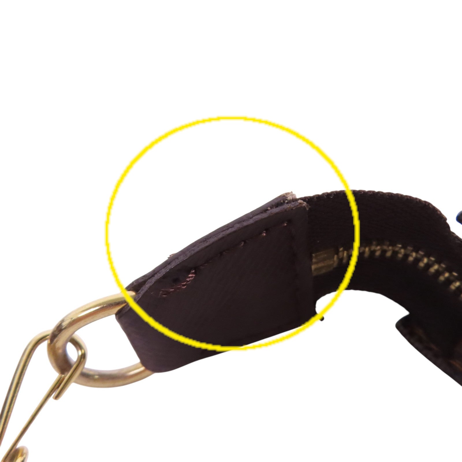 LOUIS VUITTON Damier Ebene Marais金扣肩背袋