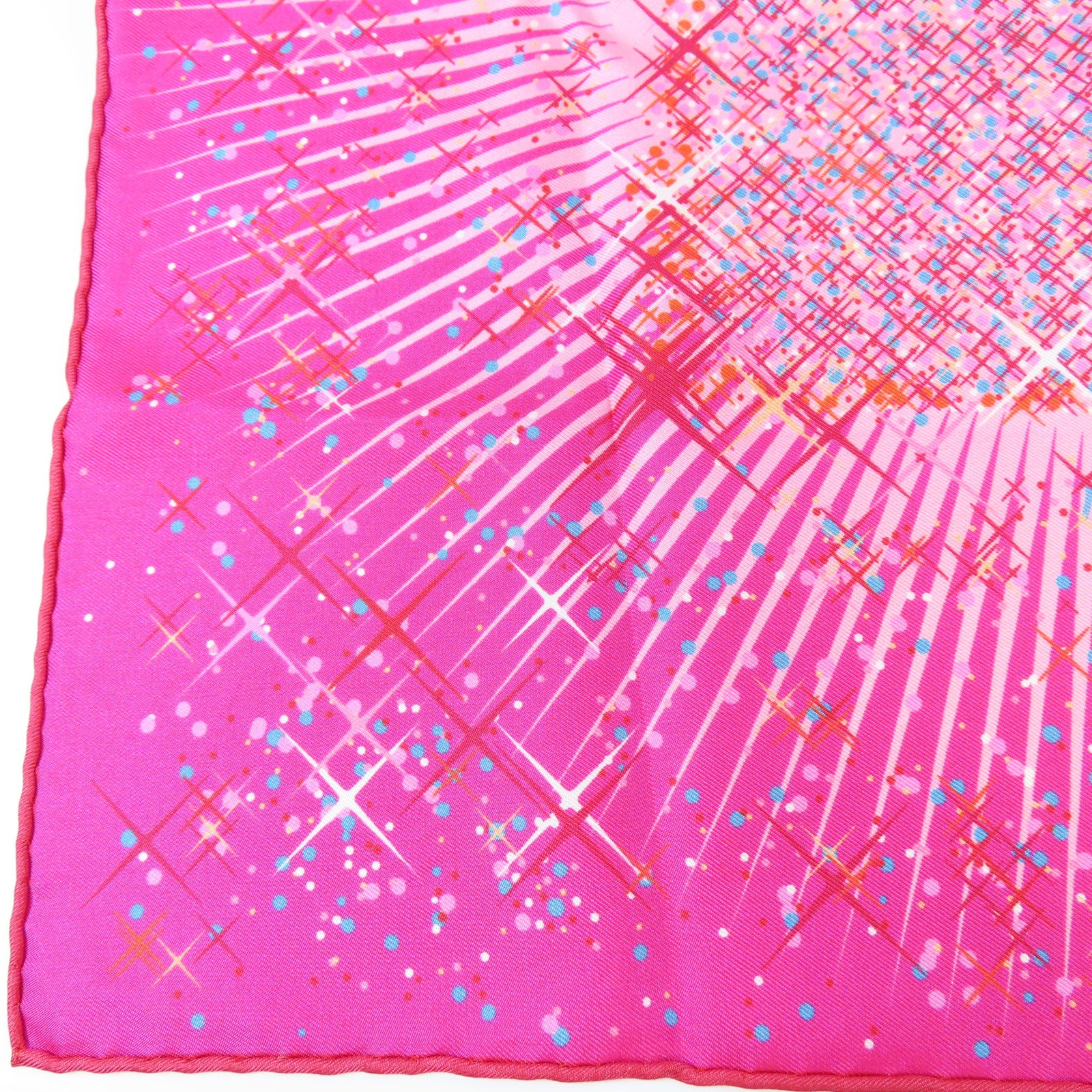 HERMES 【激減優惠】絲質Petit Scarf絲巾桃紅色