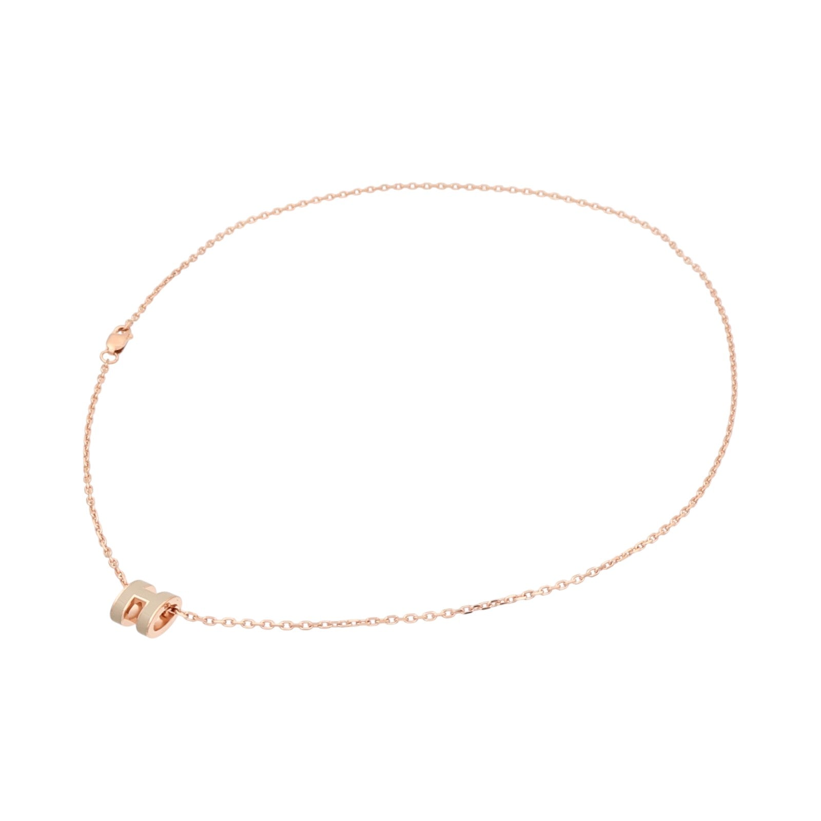 HERMES 金屬/琺瑯Mini Pop H Necklace項鍊Chai