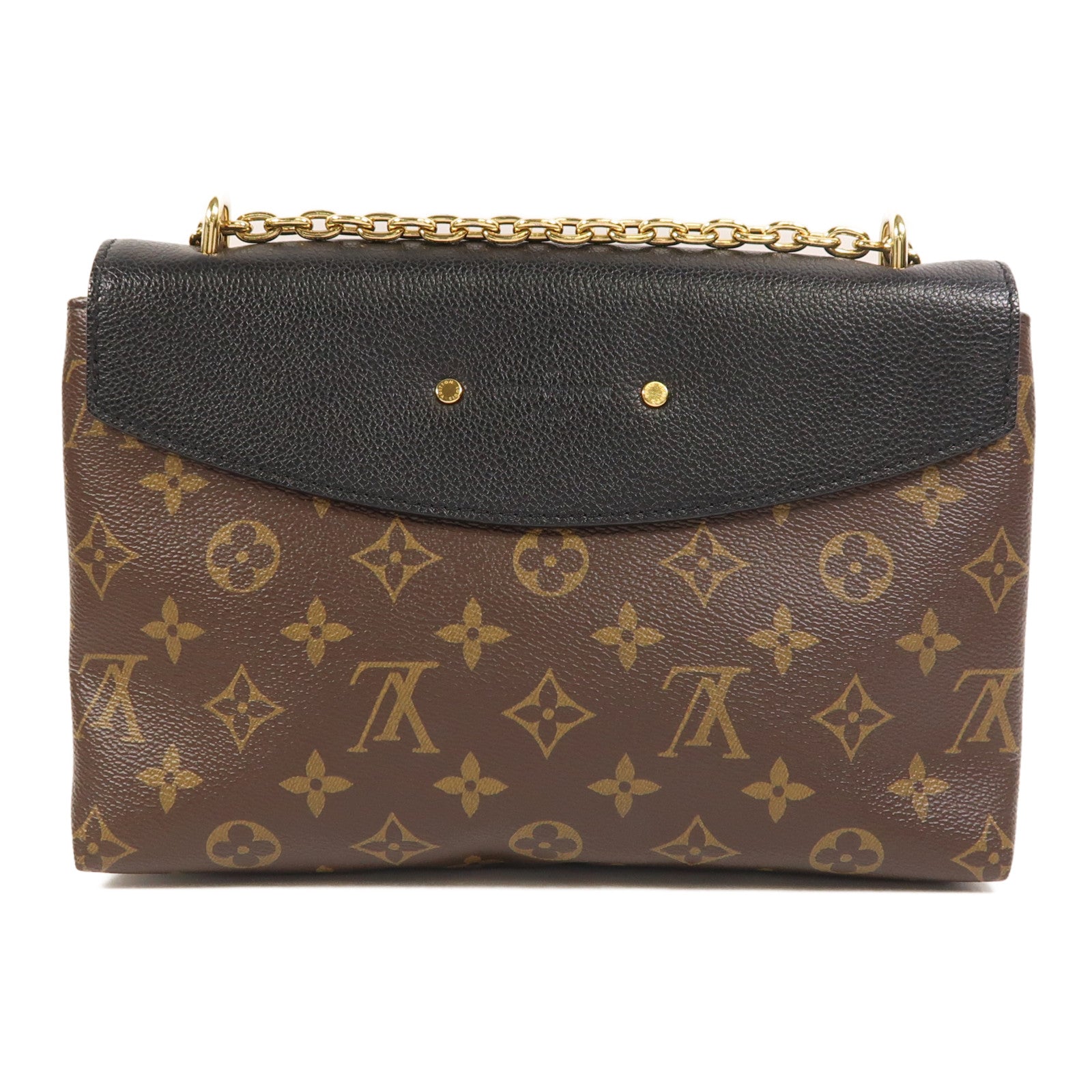 LOUIS VUITTON Monogram Saint Placide金扣鏈帶肩背袋