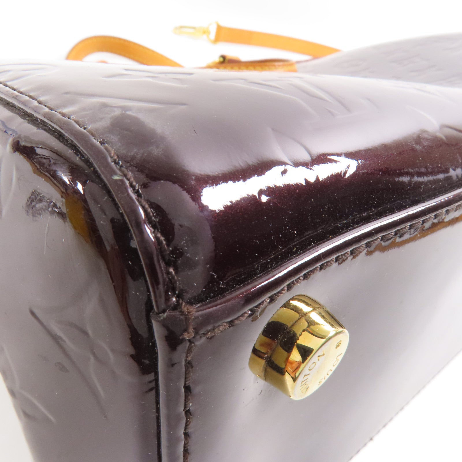 LOUIS VUITTON Vernis Brea MM金扣手挽肩背兩用袋