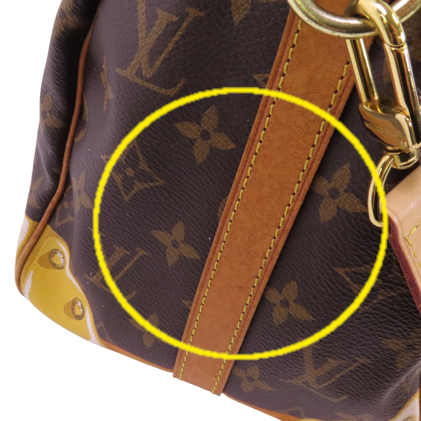 LOUIS VUITTON Monogram Speedy Bandouliere 30 Summer Trunk金扣手挽肩背兩用袋