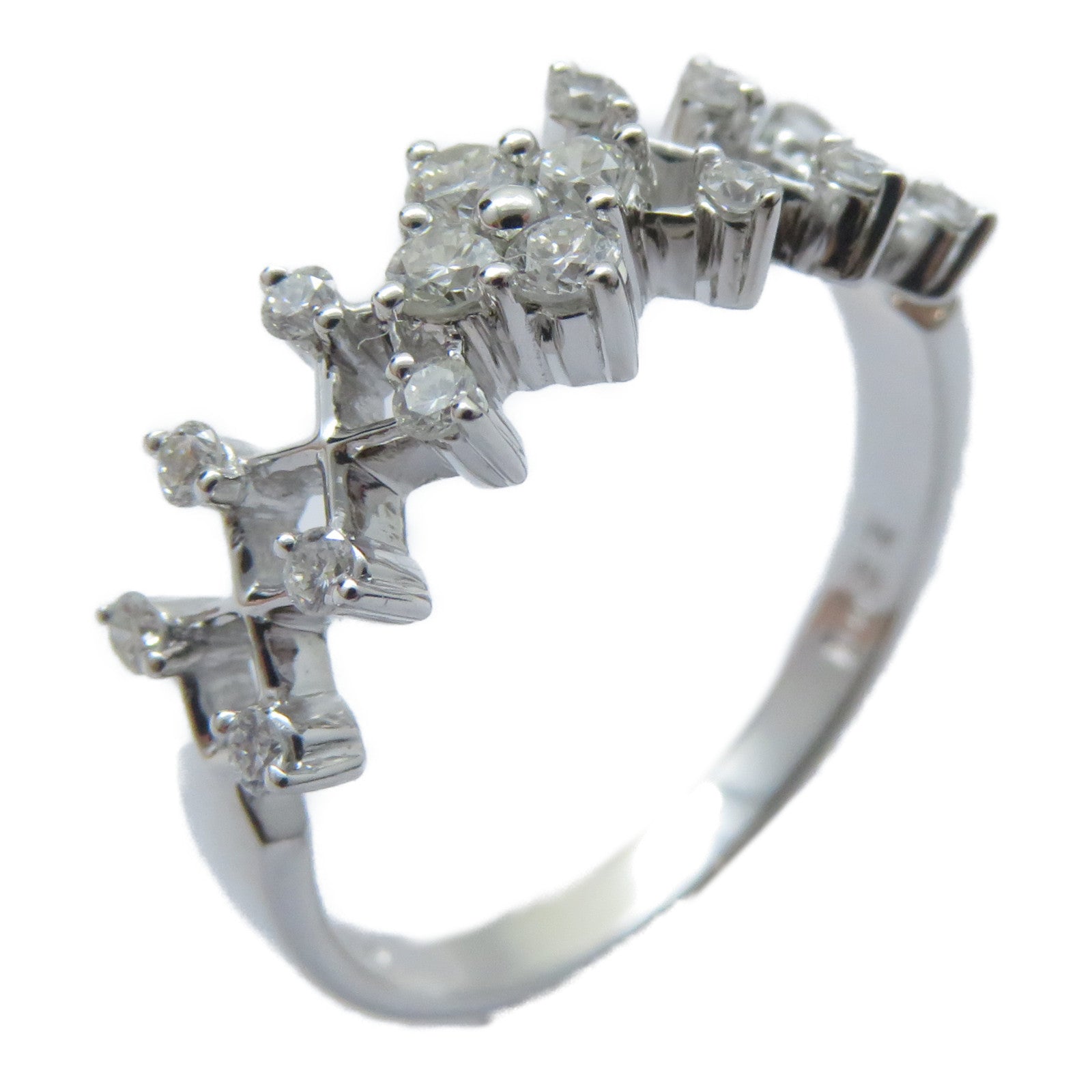 JEWELRY 【激減優惠】18K白金Diamond Ring 0.32ct鑽石戒指US#6.25