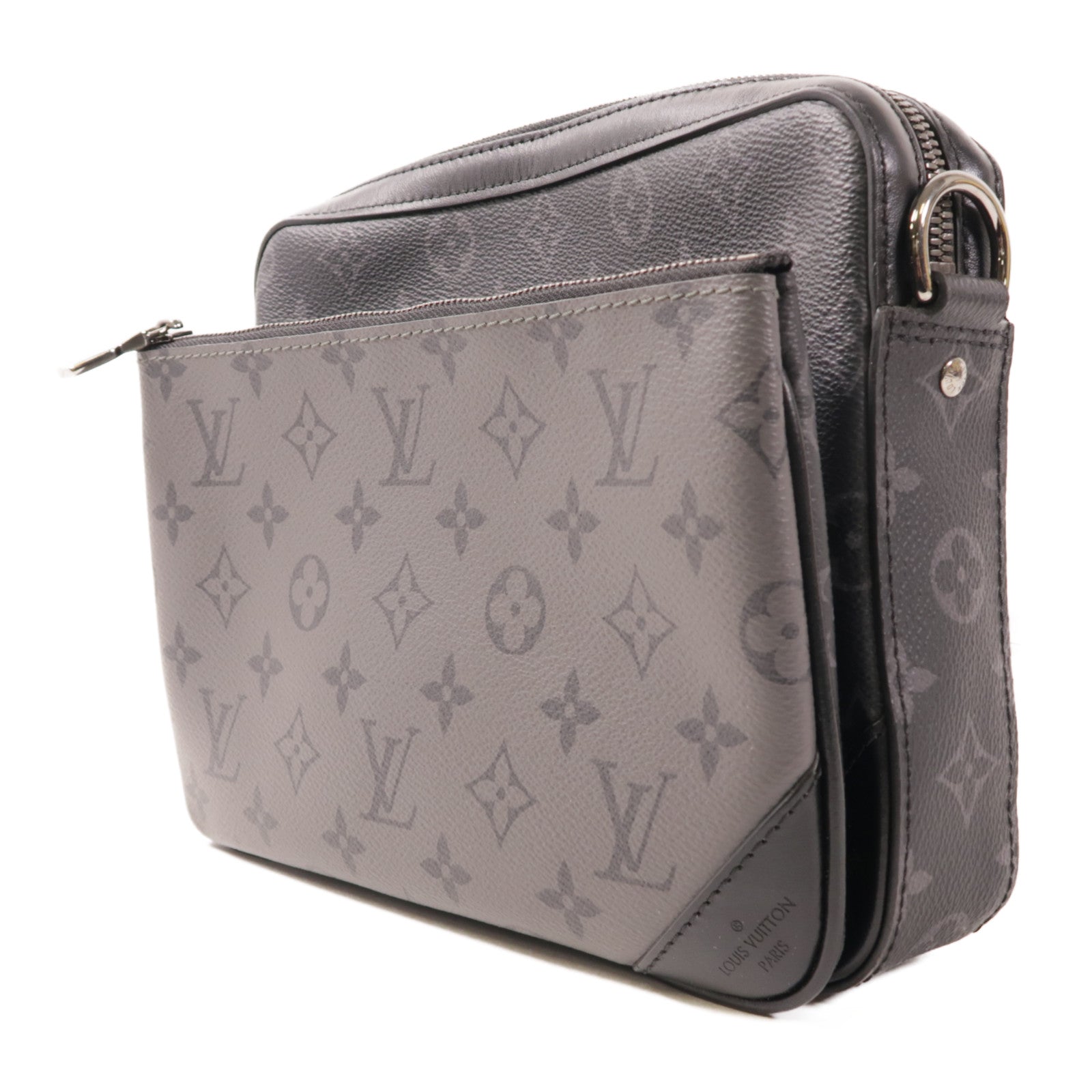 LOUIS VUITTON LV SHW Trio Messenger Shoulder Bag M69443 Monogram Eclipse Reverse