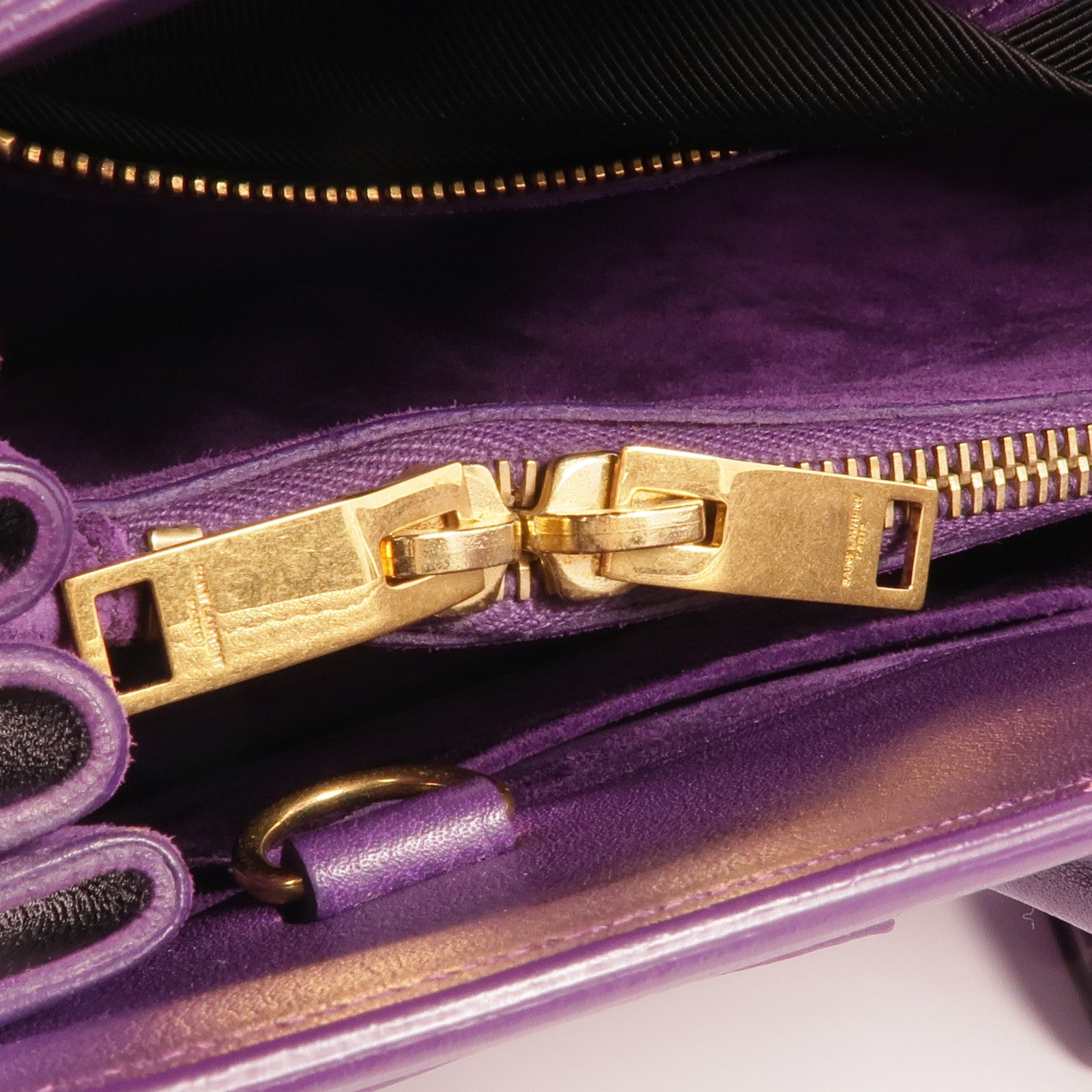 SAINT LAURENT 牛皮皮革Sac De Jour金扣手挽肩背兩用袋