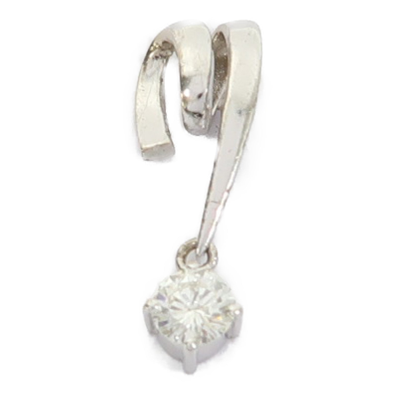 JEWELRY 18K白金Diamond 1.5g 0.28ct鑽石吊墜