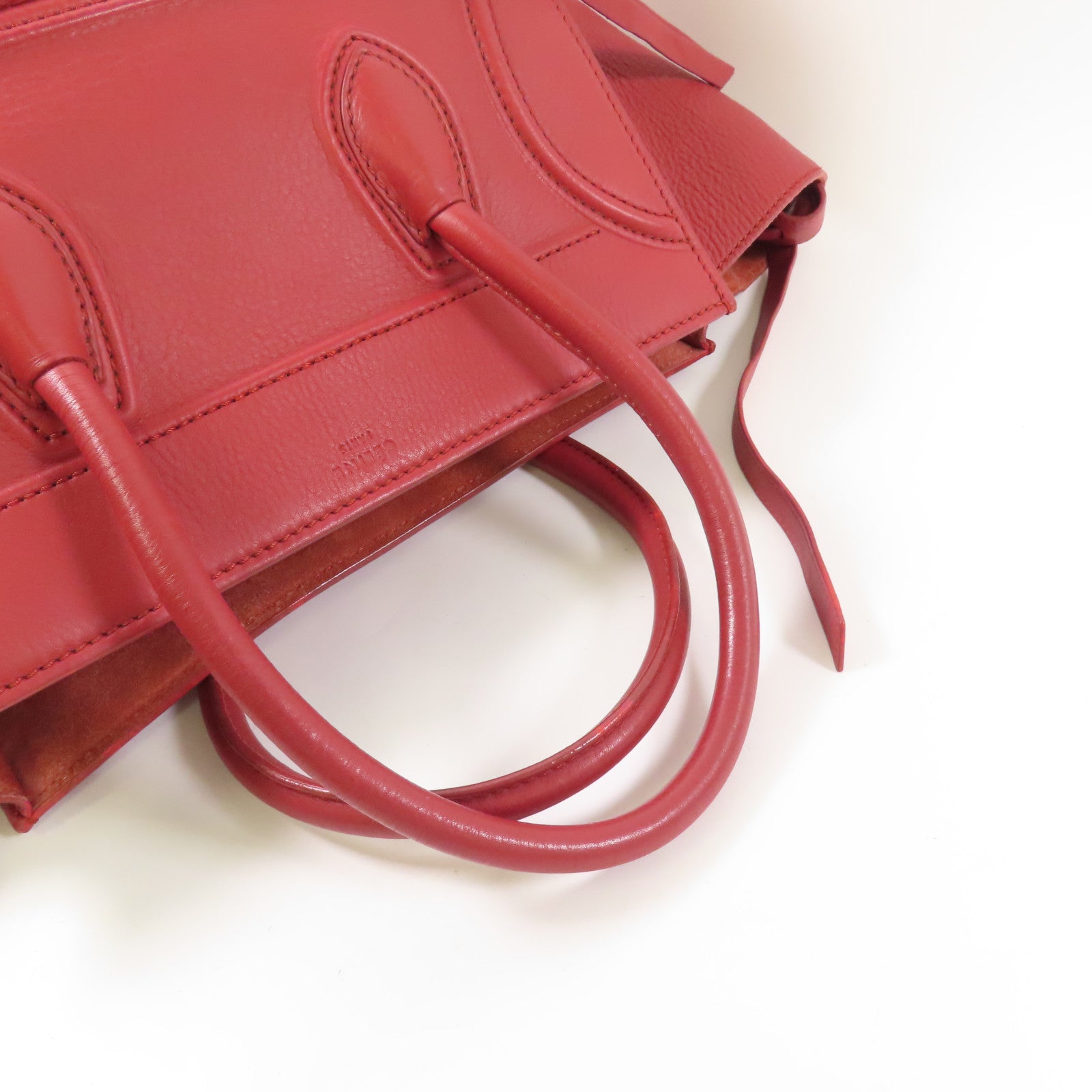 CELINE 牛皮皮革Small Square手挽袋