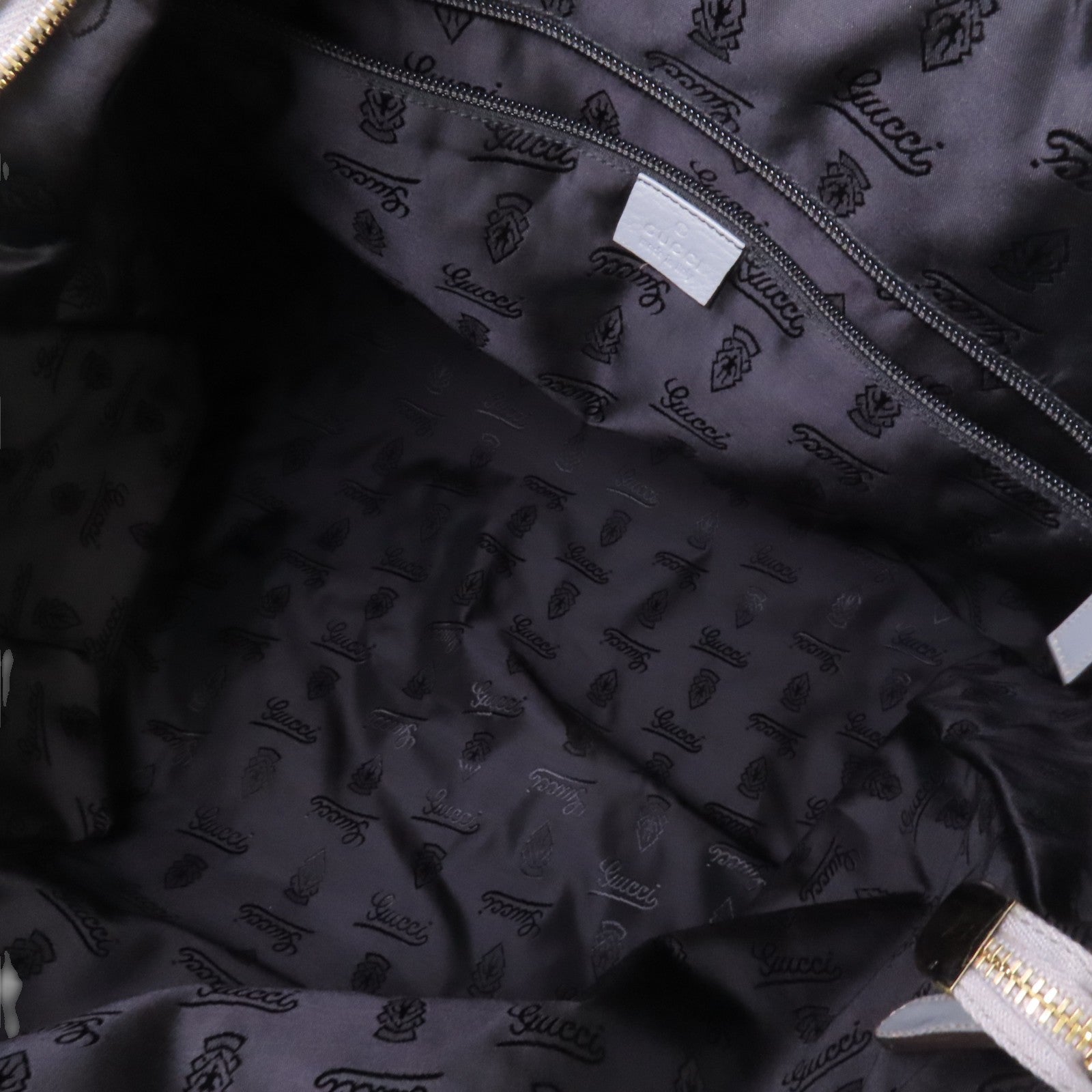 GUCCI 牛皮皮革Tote Bag金扣肩背袋