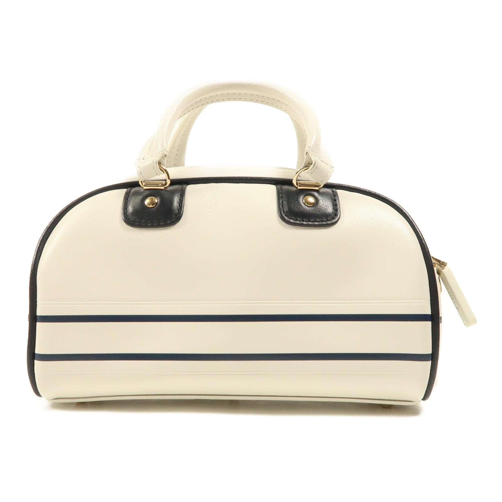 Dior 牛皮皮革Vibe Bowling Small金扣手挽肩背兩用袋