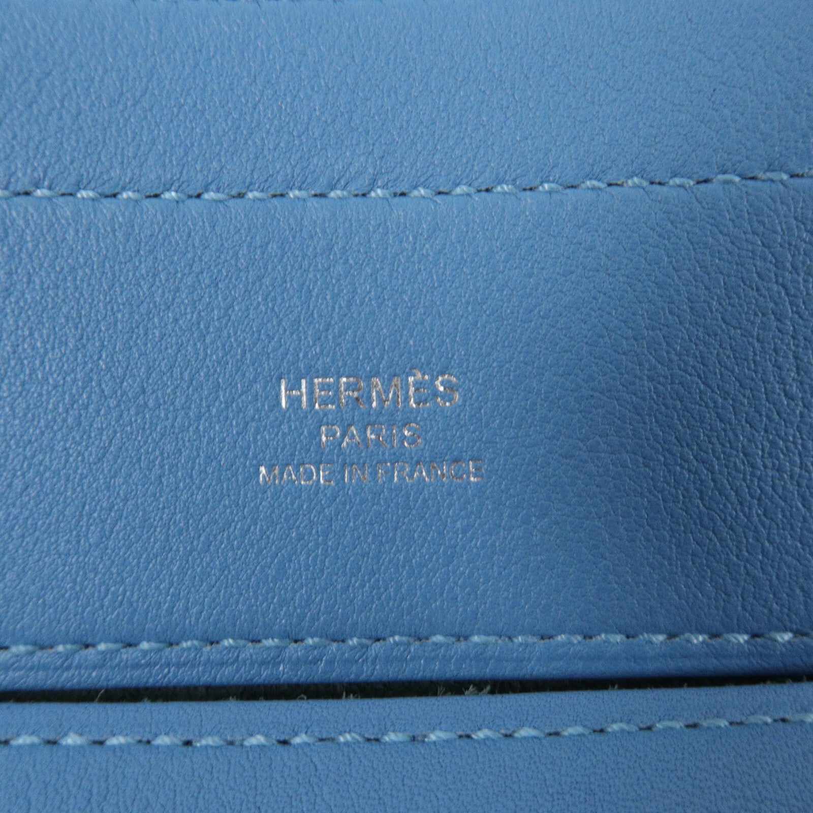 HERMES Swift皮革Aline Mini肩背袋Bleu Du Nord