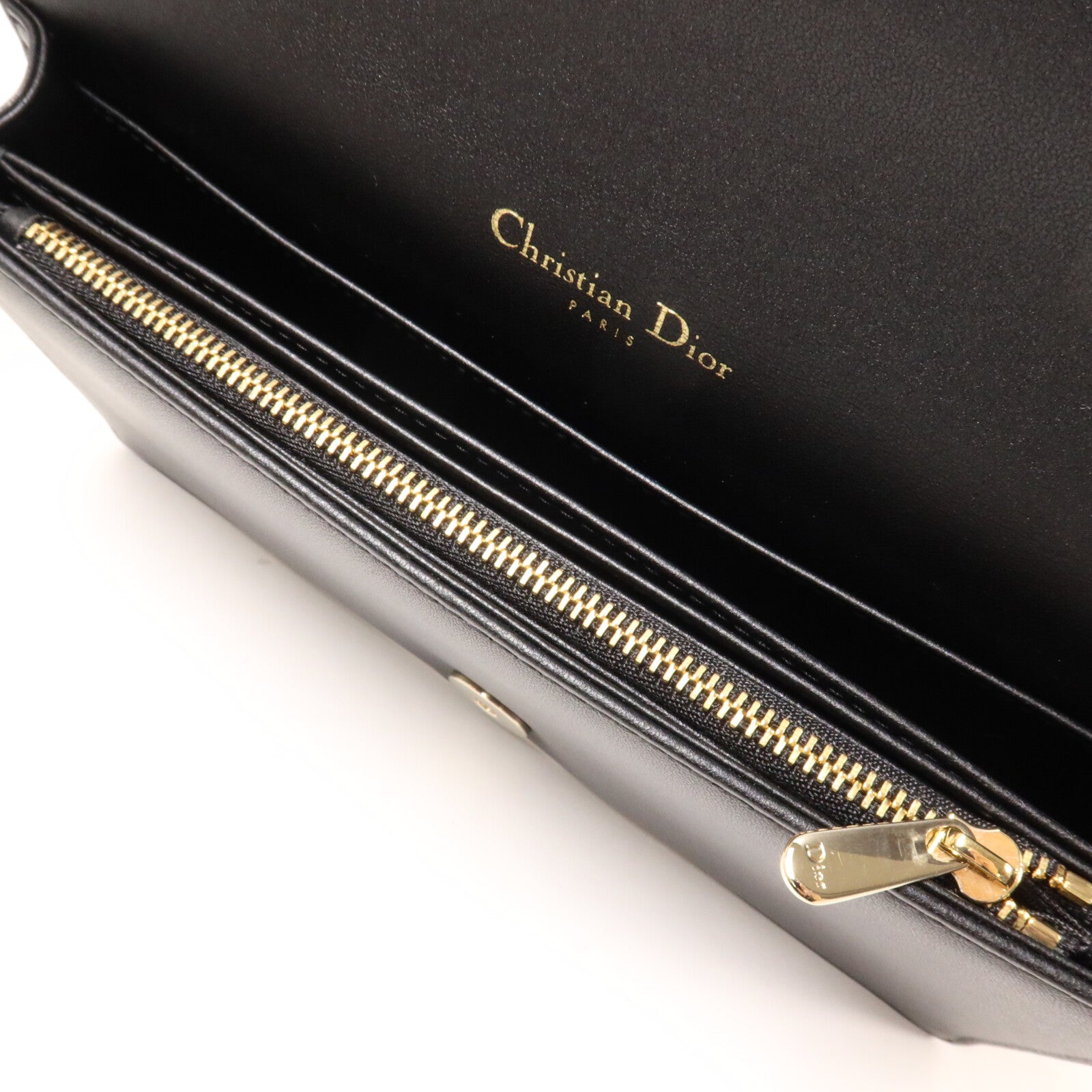 Dior 羊皮皮革Lady Dior Pouch鏈帶肩背袋