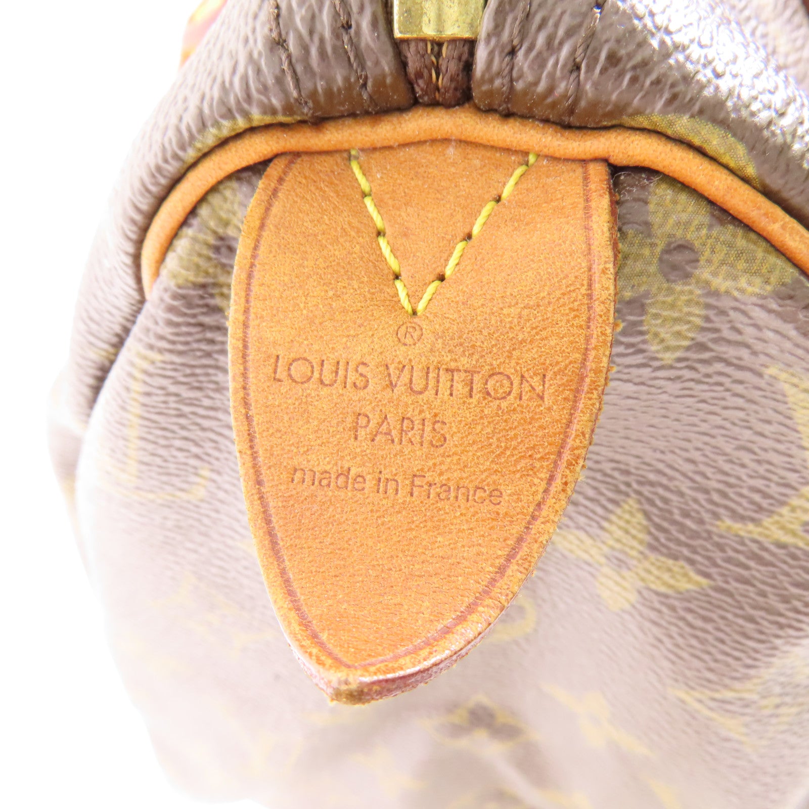 LOUIS VUITTON LV GHW Speedy 30 Handbag M41108 Monogram Brown