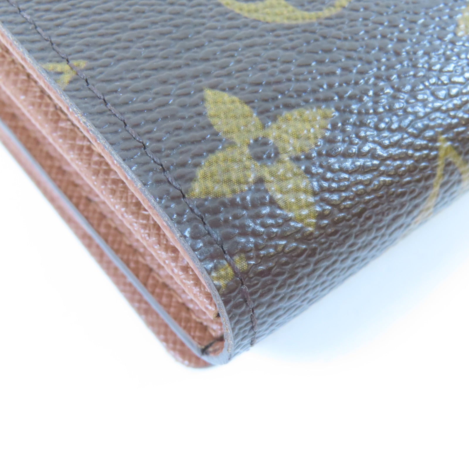 LOUIS VUITTON Monogram Portafeiulle Tresor Wallet金扣錢包啡色