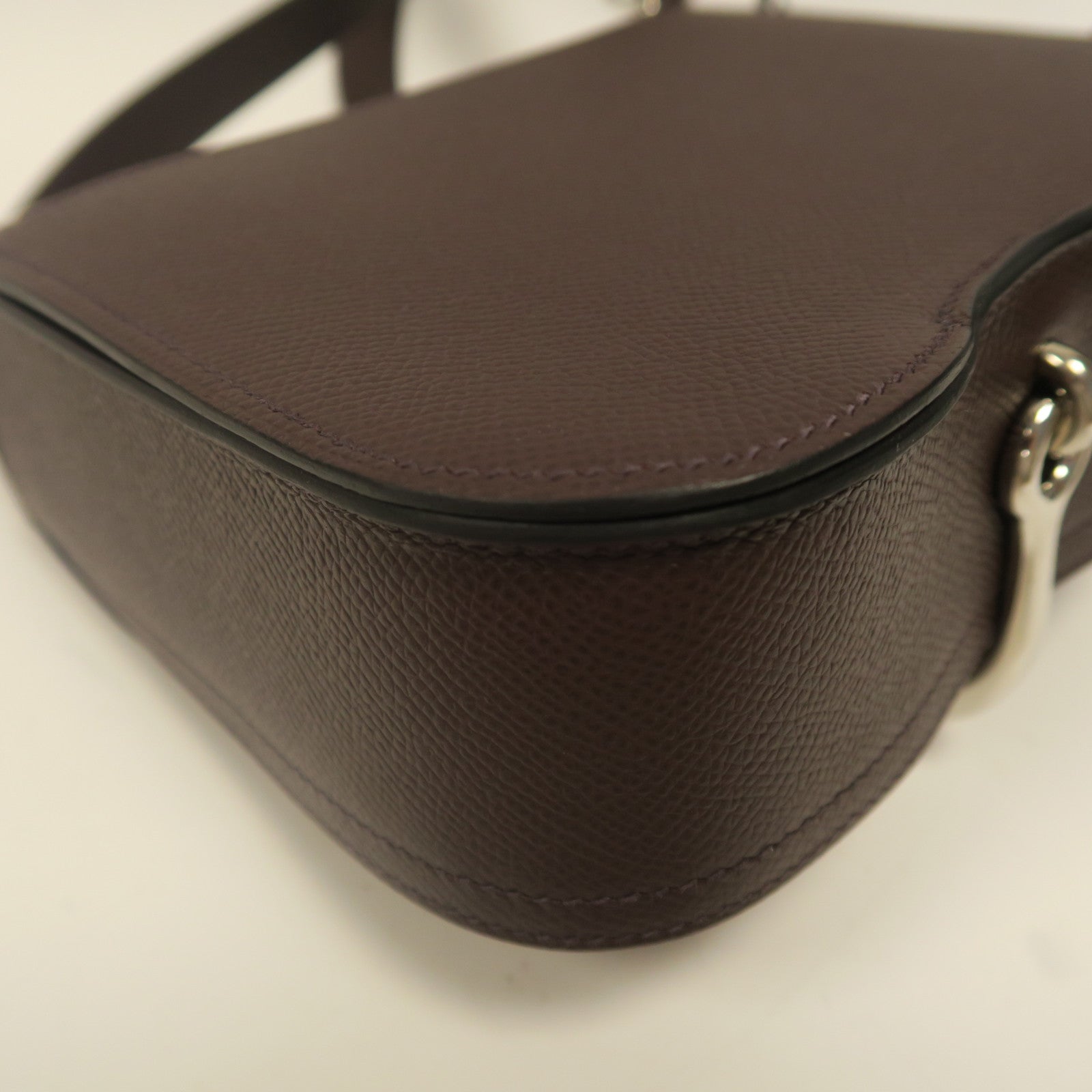 HERMES 【激減優惠】Epsom皮革Mini Cavalleria金扣肩背袋紅色