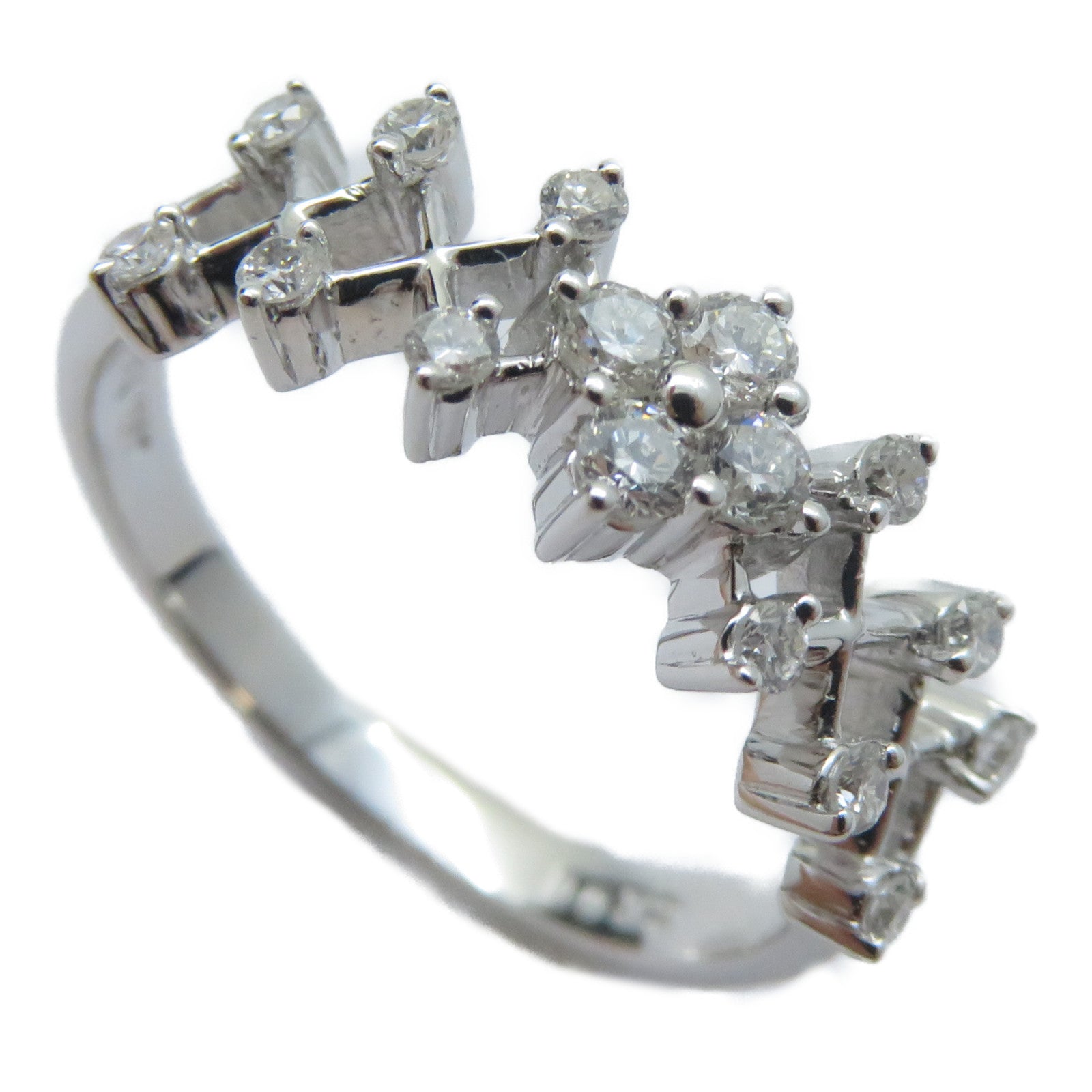 JEWELRY 【激減優惠】18K白金Diamond Ring 0.32ct鑽石戒指US#6.25