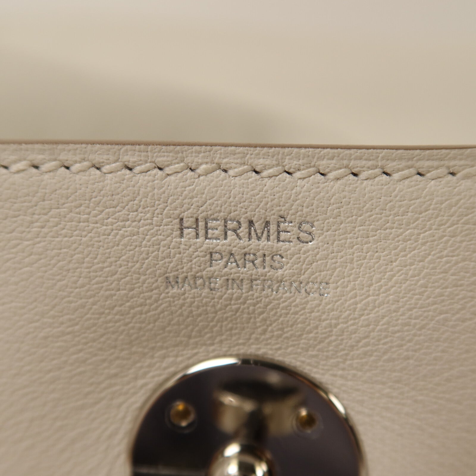 HERMES Swift皮革Lindy 26手挽肩背兩用袋Gris Pale/Gris Meyer