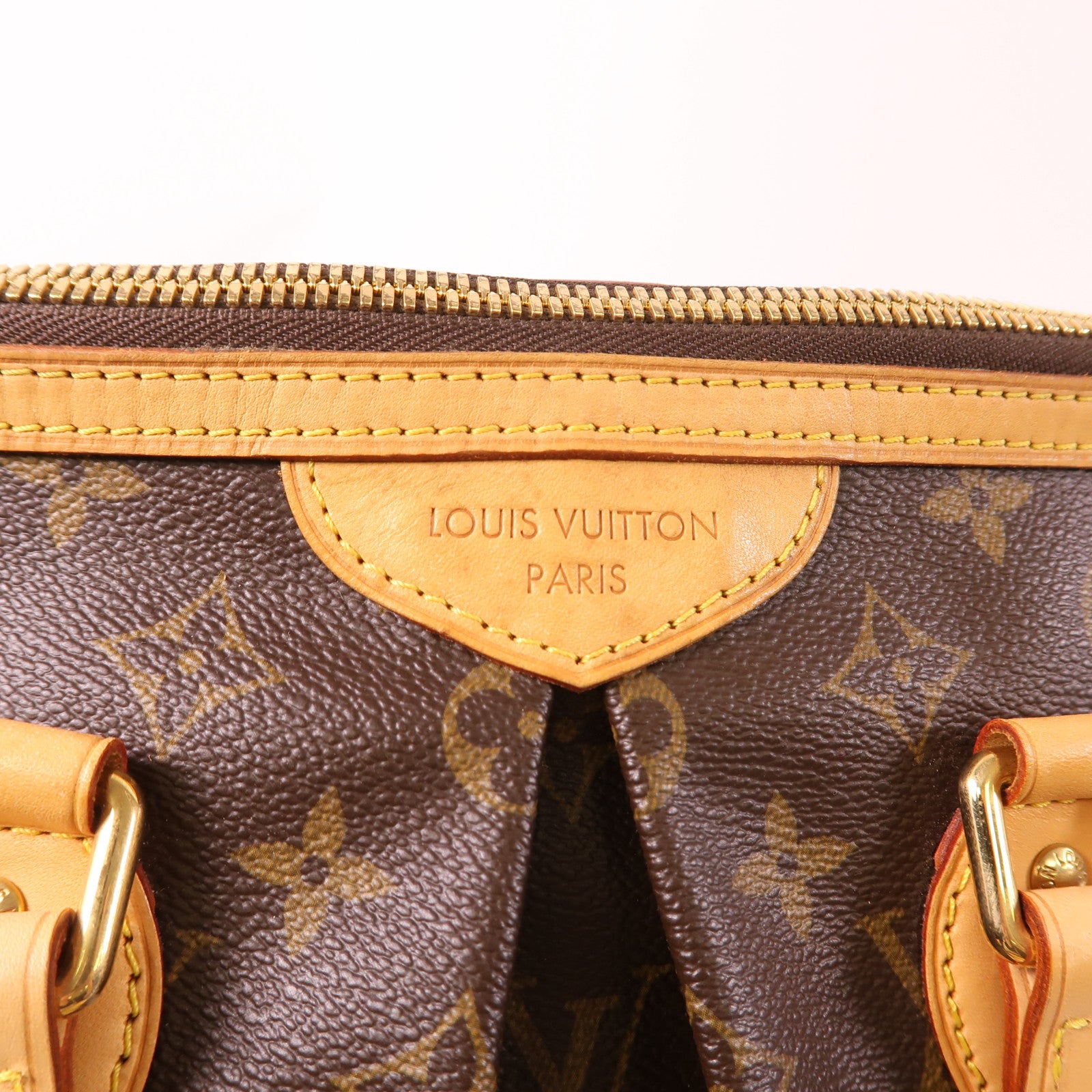 LOUIS VUITTON 【激減優惠】Monogram Palermo PM金扣手挽肩背兩用袋棕色