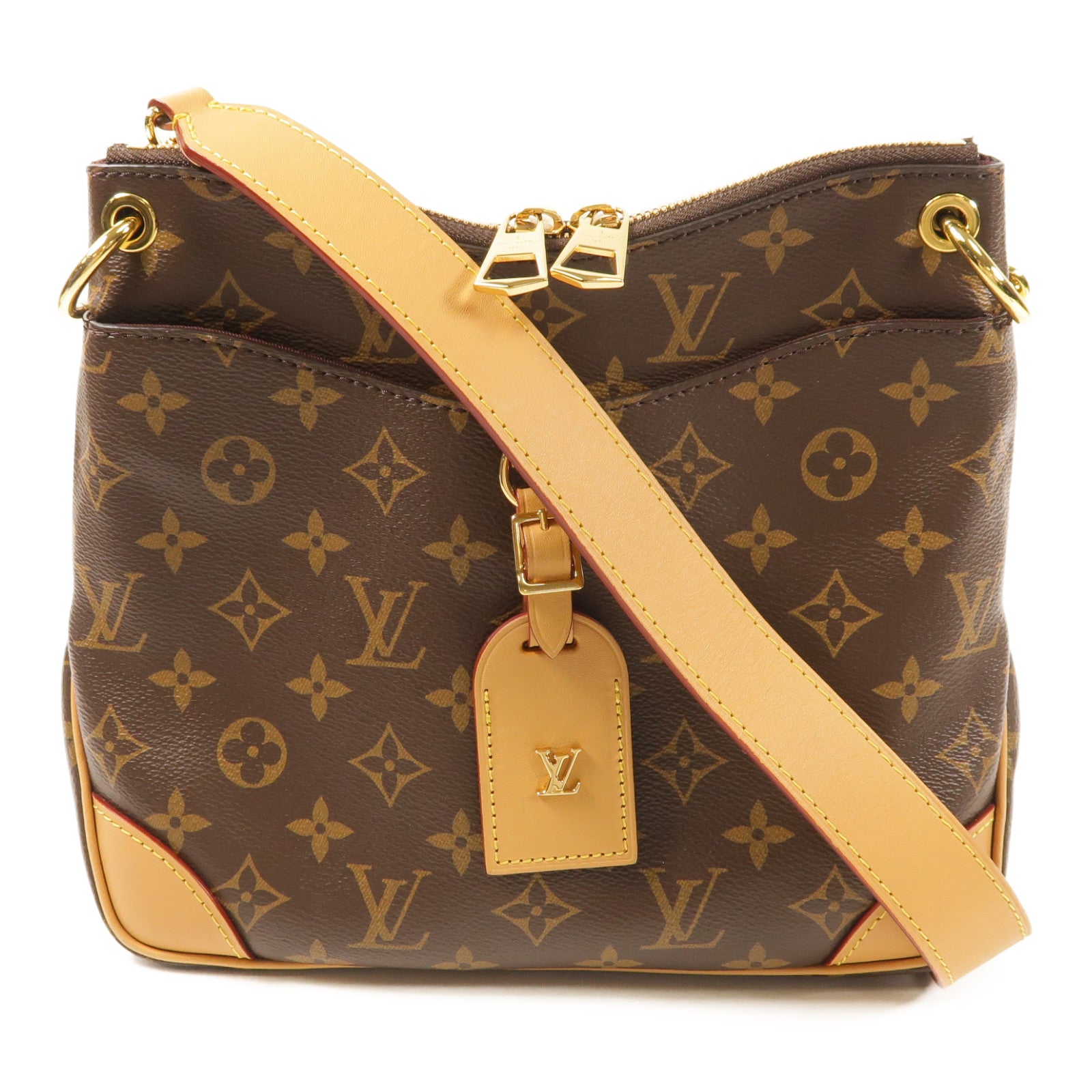 LOUIS VUITTON Monogram Odeon金扣肩背袋