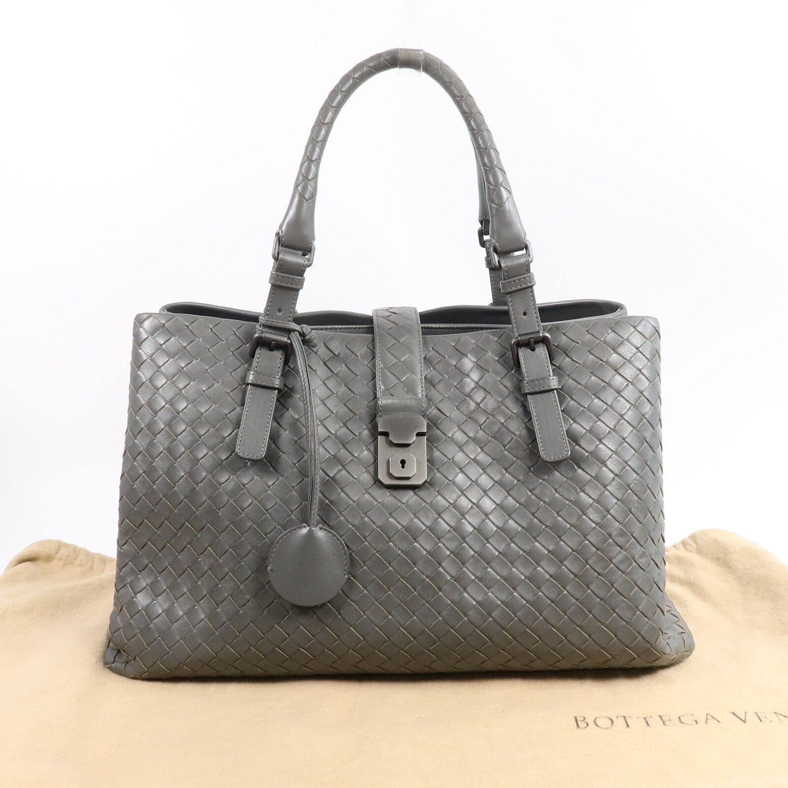 BOTTEGA VENETA 牛皮皮革Bottega Veneta Intrecciato Roma Bag肩背袋