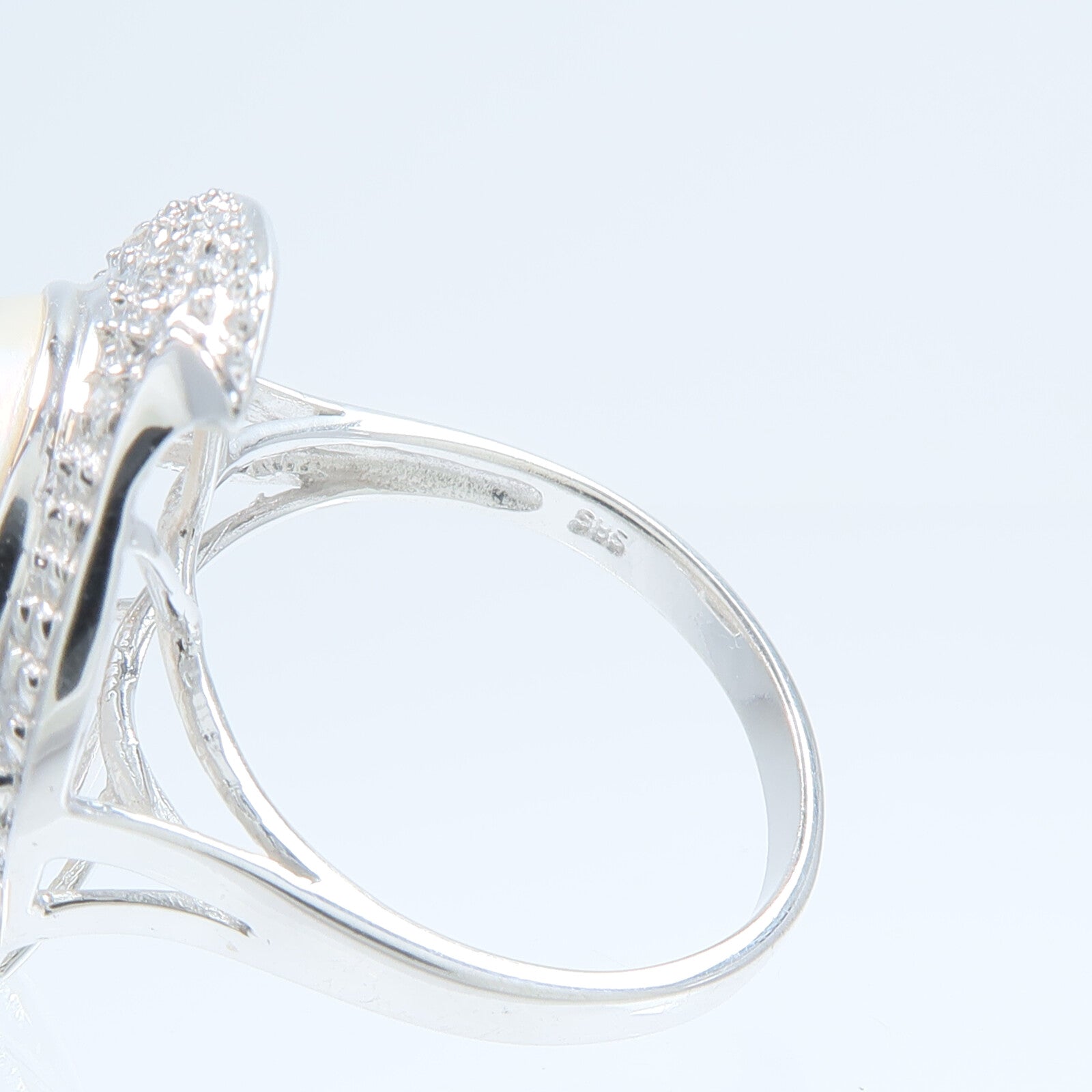 JEWELRY 14K白金Pearl Ring珍珠戒指