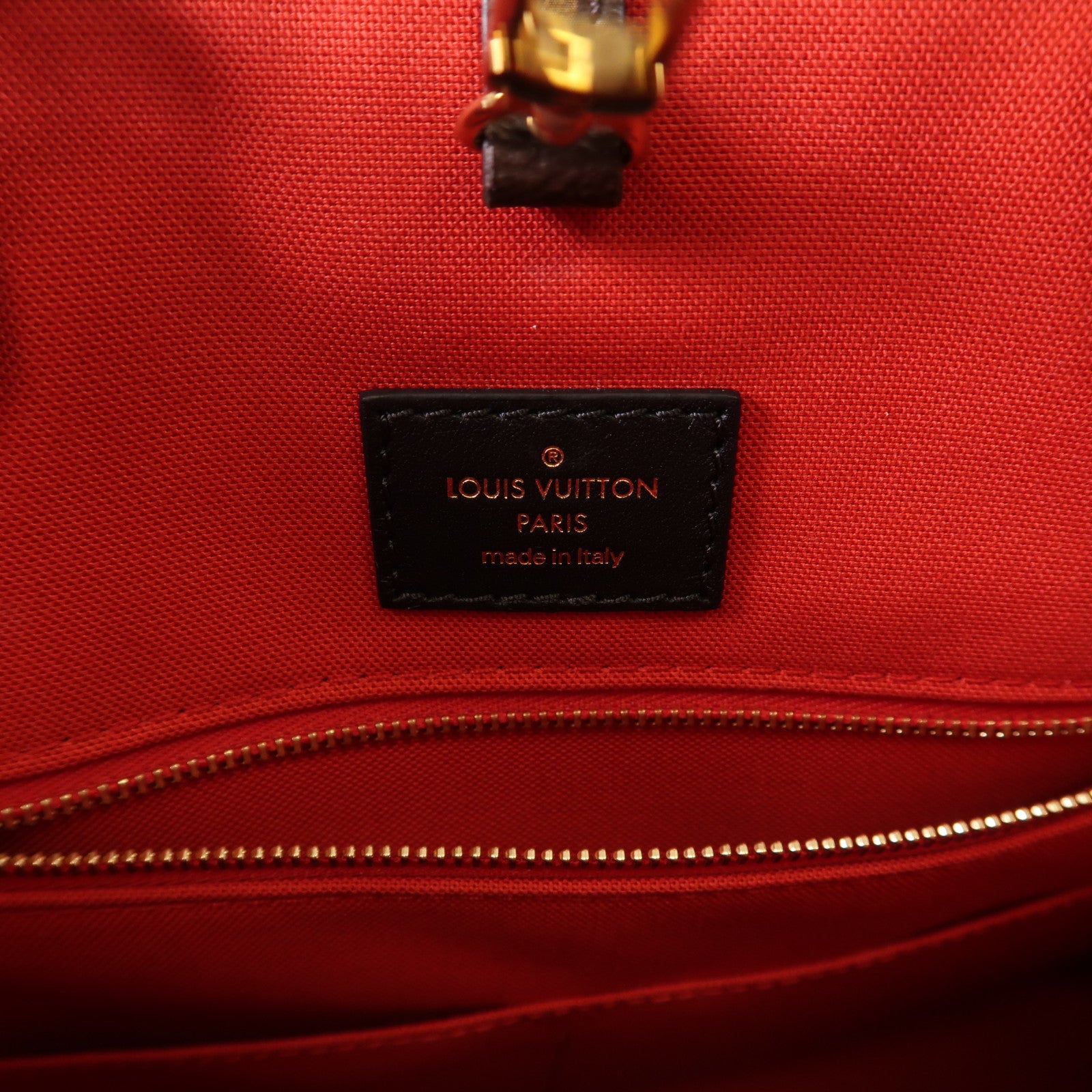 LOUIS VUITTON Monogram Giant On The Go MM金扣手挽肩背兩用袋