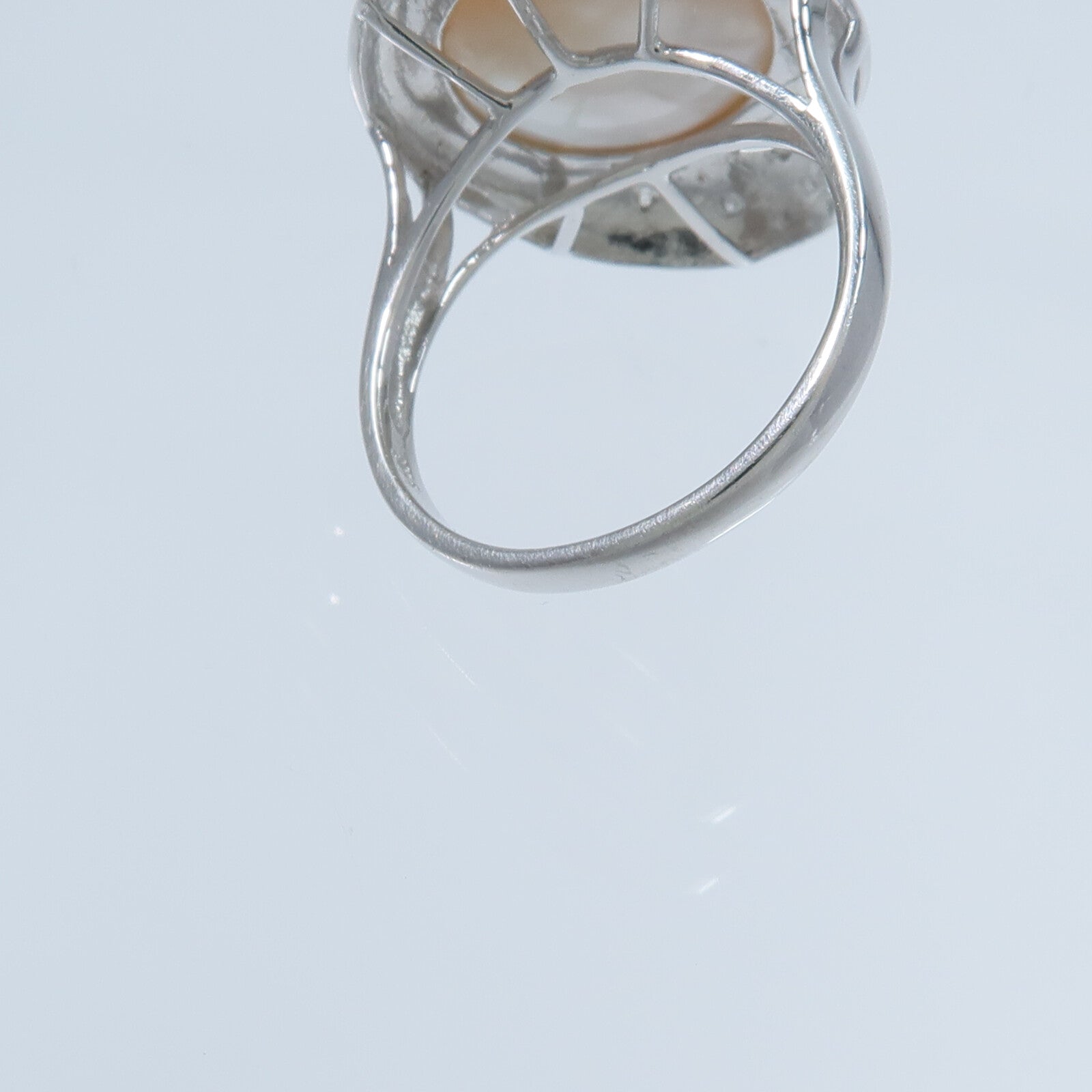 JEWELRY 14K白金Pearl Ring珍珠戒指