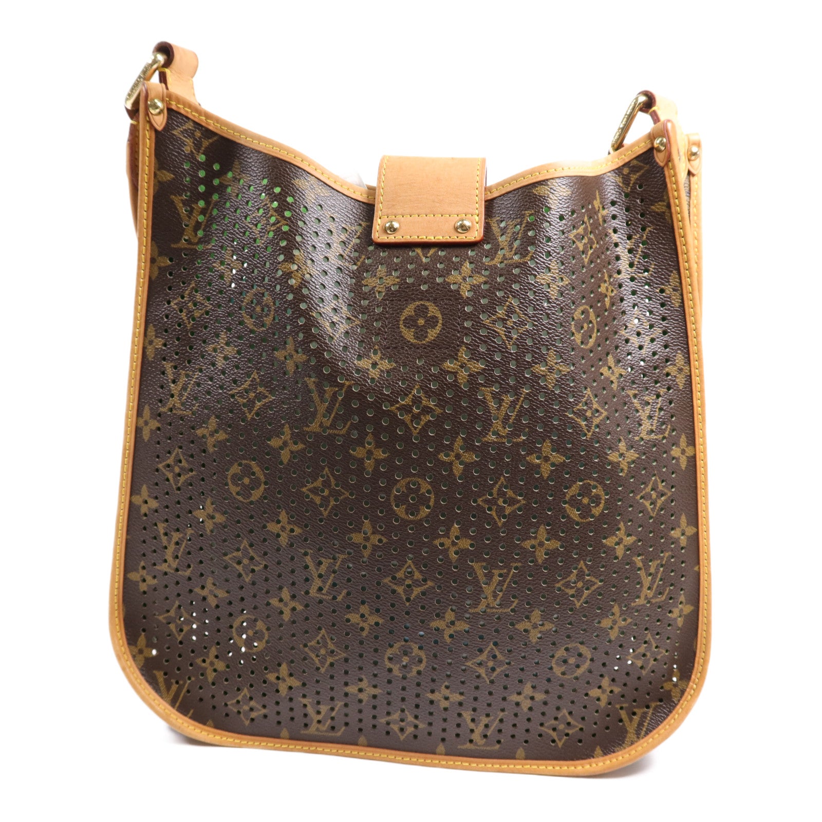 LOUIS VUITTON Monogram Perfo Musette金扣肩背袋