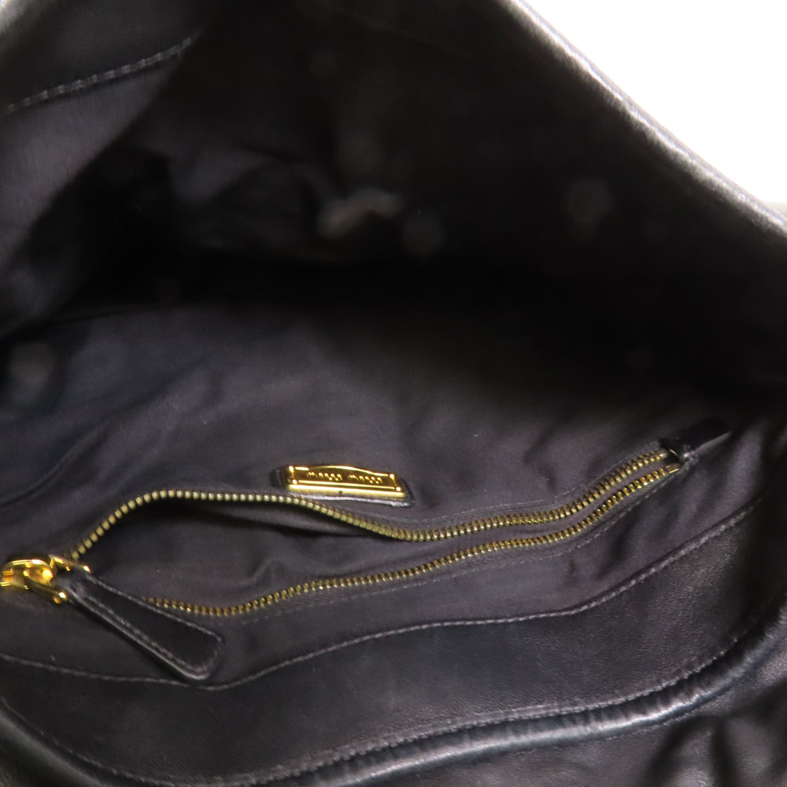 Miu Miu 羊皮皮革2 Way Shoulder金扣手挽肩背兩用袋