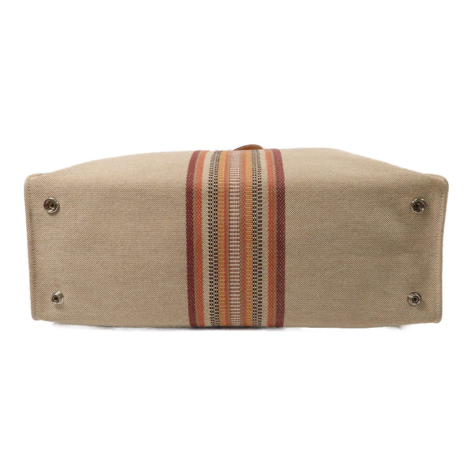 HERMES 帆布Mira Ganges Tote手挽袋
