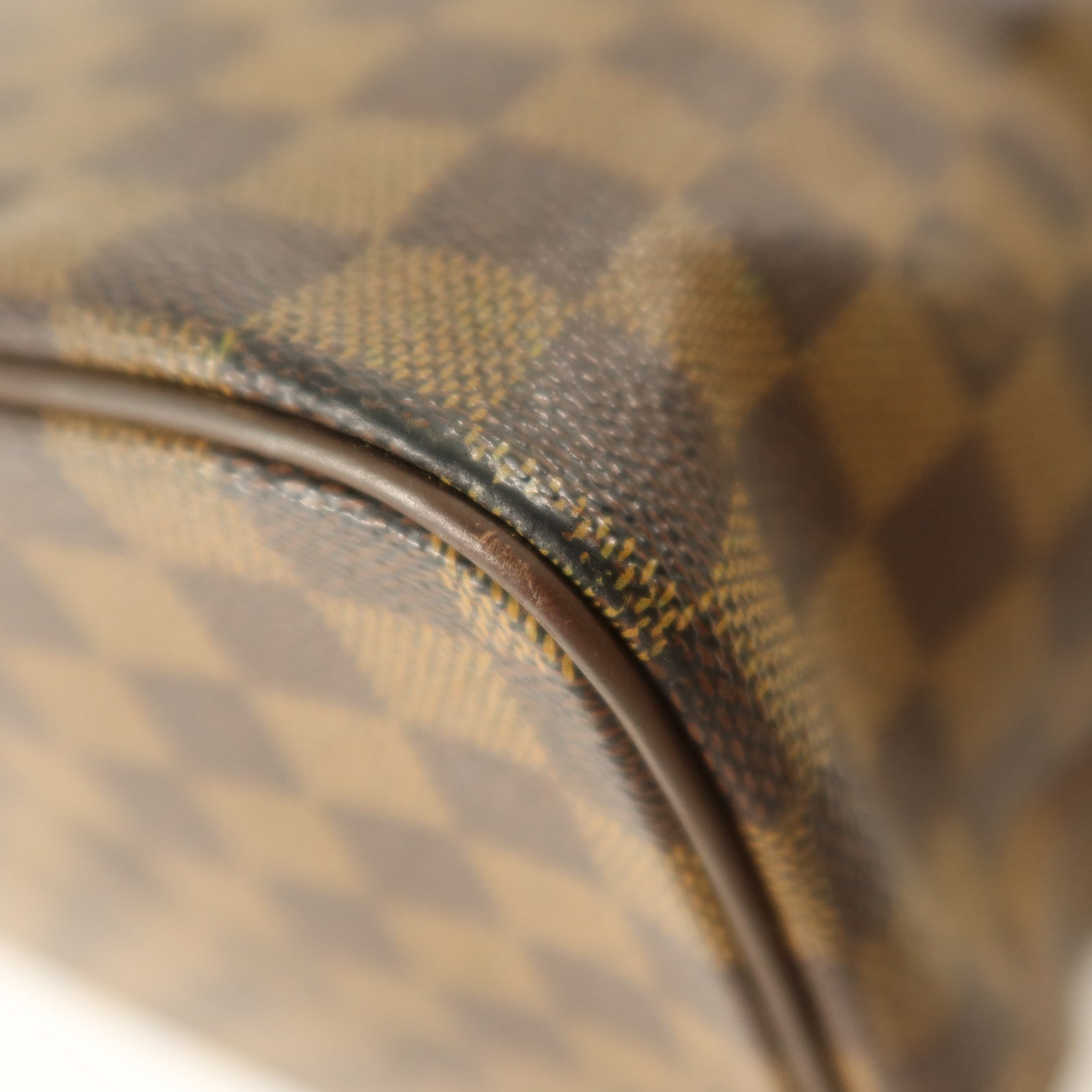 LOUIS VUITTON Damier Saleya MM金扣肩背袋