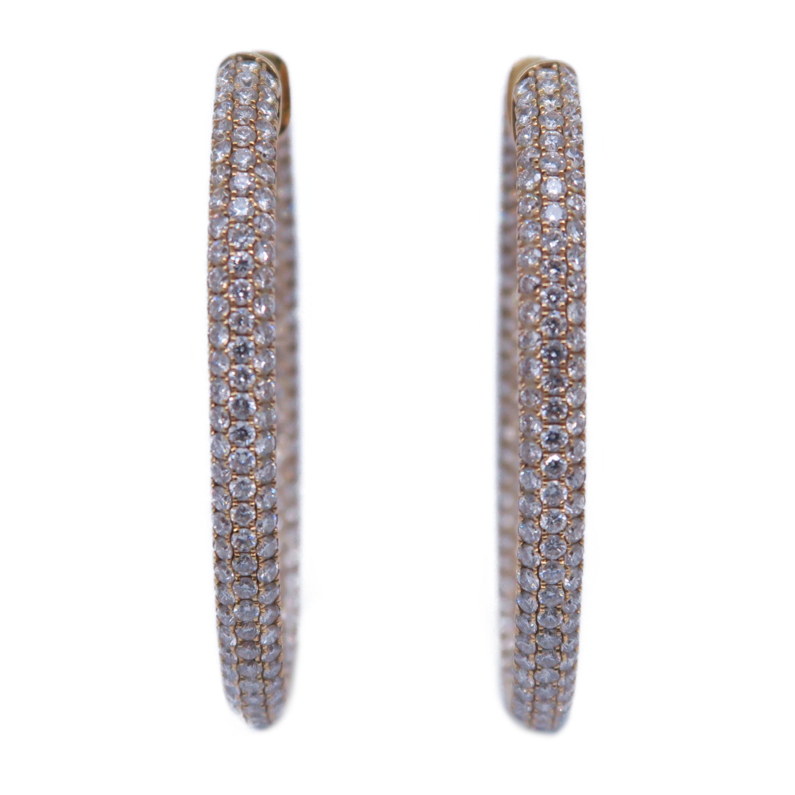 JEWELRY 【激減優惠】18K黃金Diamond Earrings 5.52ct鑽石耳環