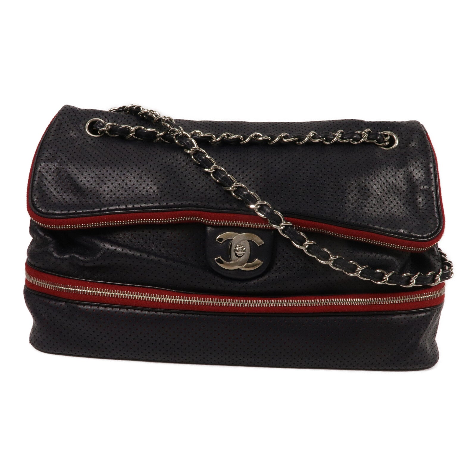 CHANEL 羊皮皮革Chain Shoulder 鏈帶肩背袋