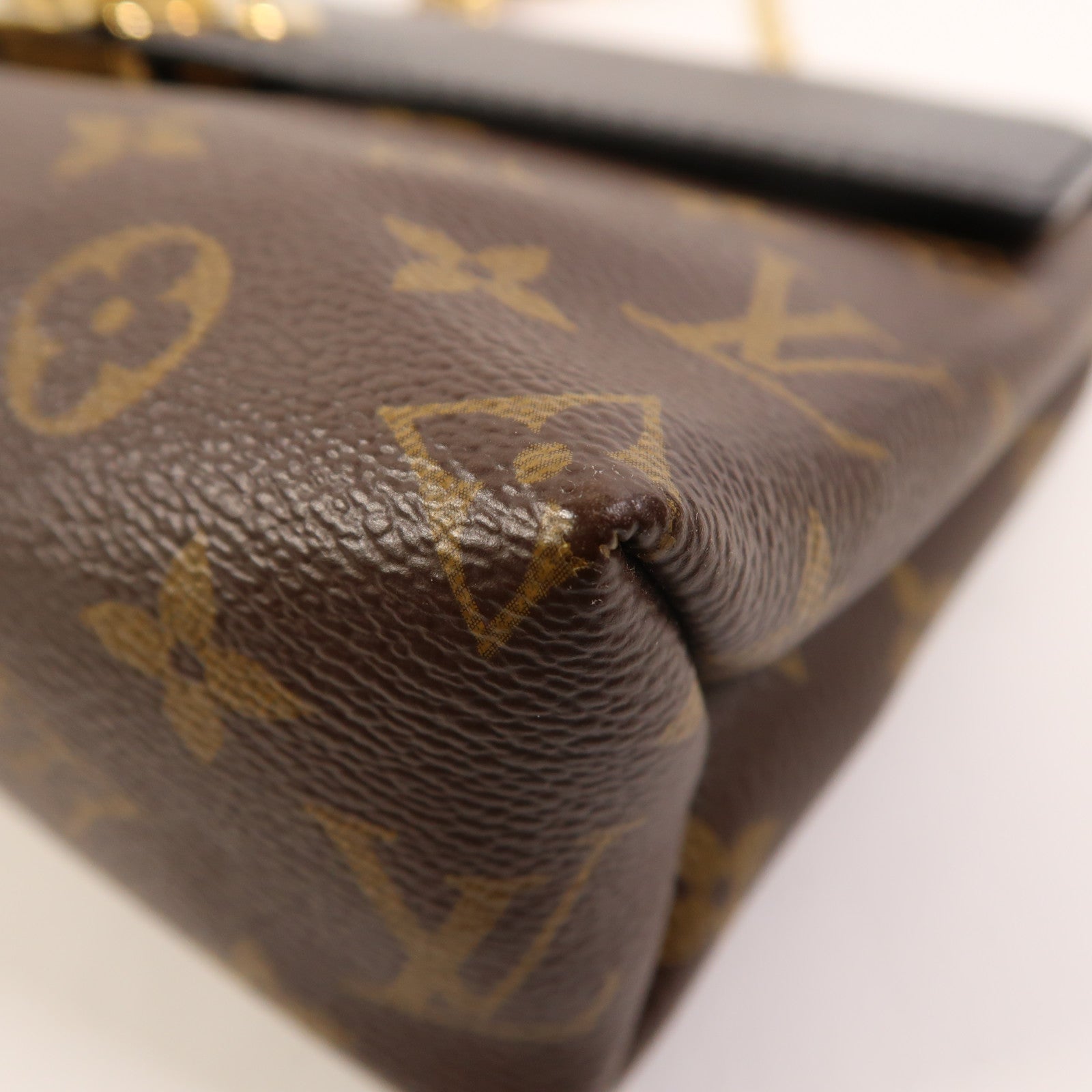 LOUIS VUITTON Monogram Saint Placide金扣鏈帶肩背袋