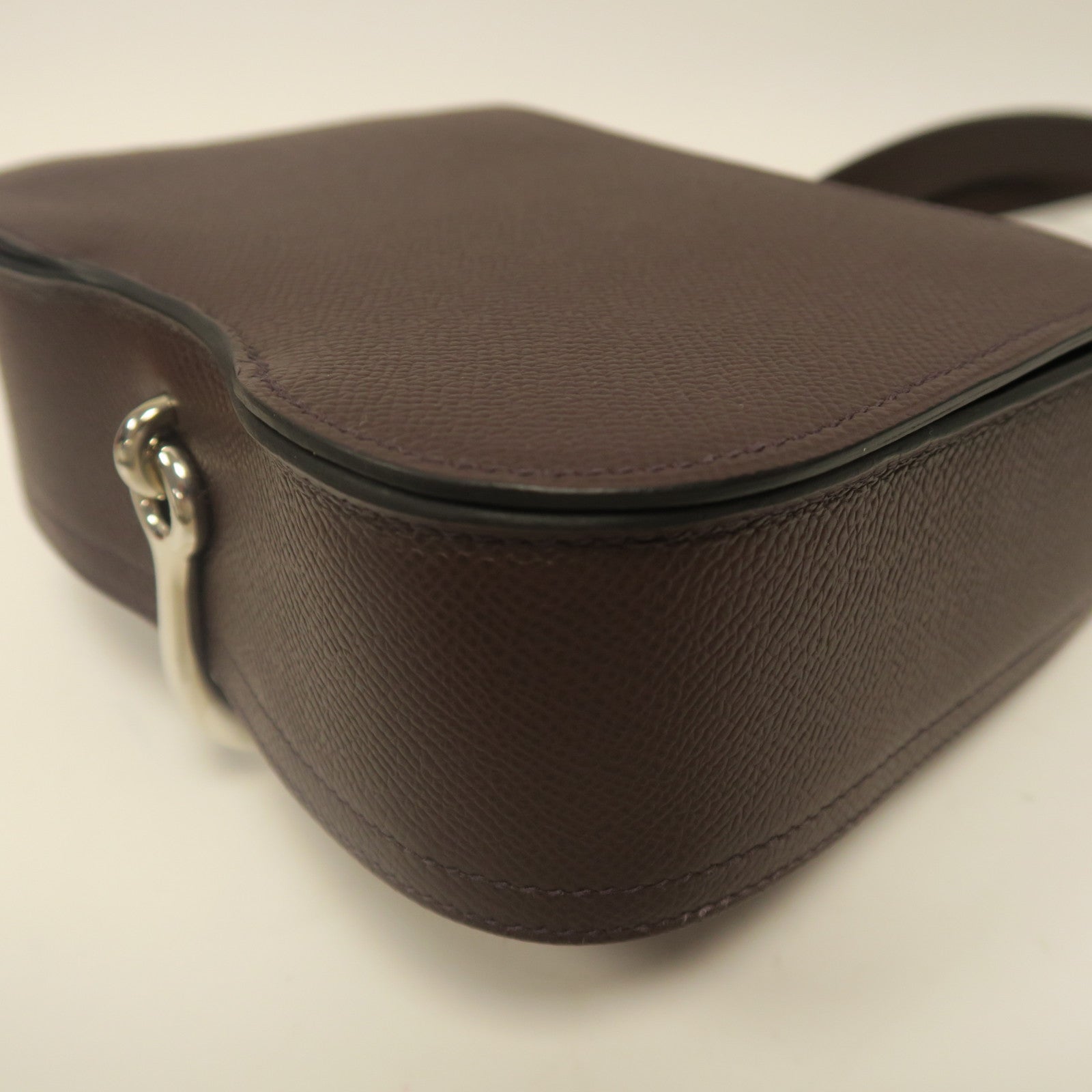 HERMES 【激減優惠】Epsom皮革Mini Cavalleria金扣肩背袋紅色