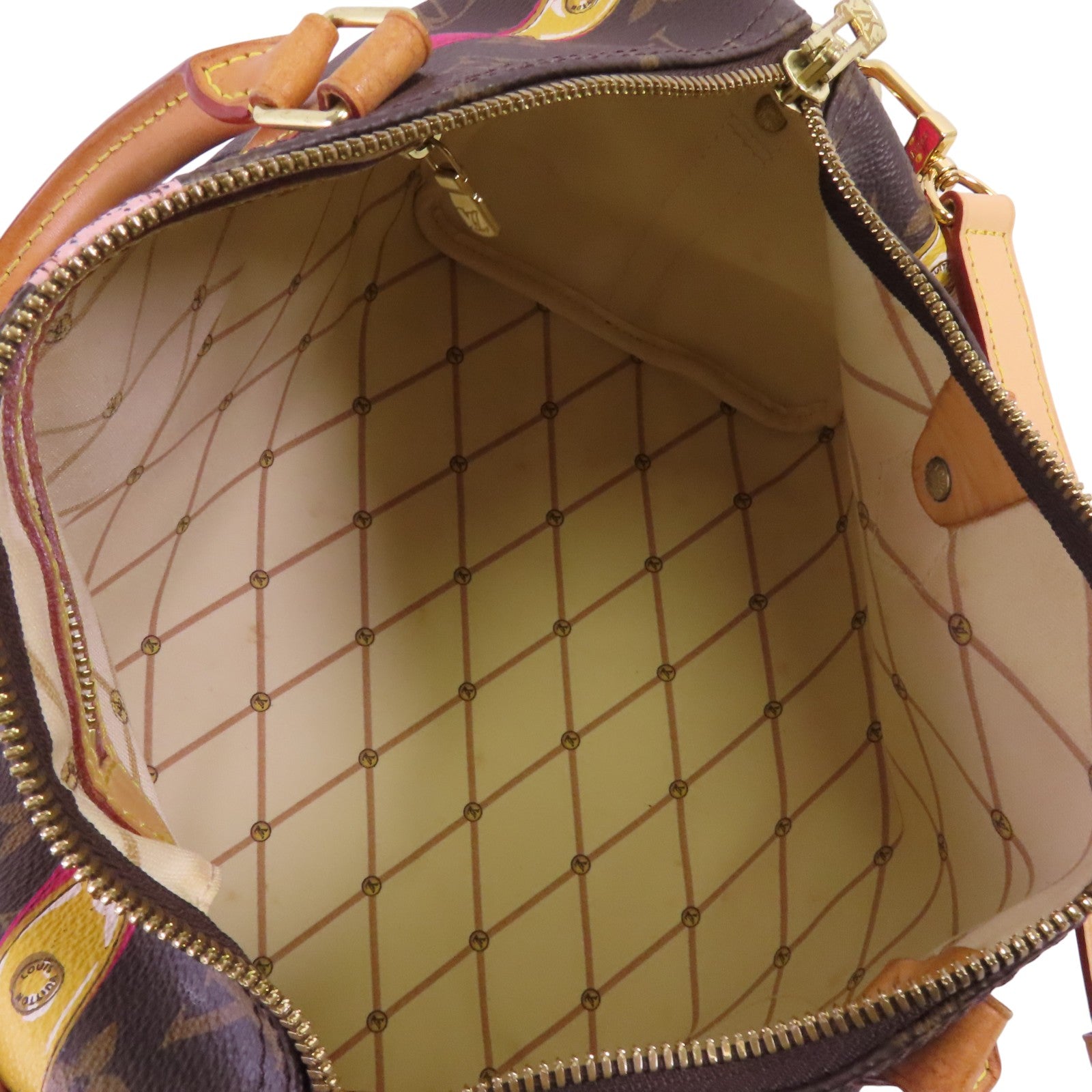 LOUIS VUITTON Monogram Speedy Bandouliere 30 Summer Trunk金扣手挽肩背兩用袋
