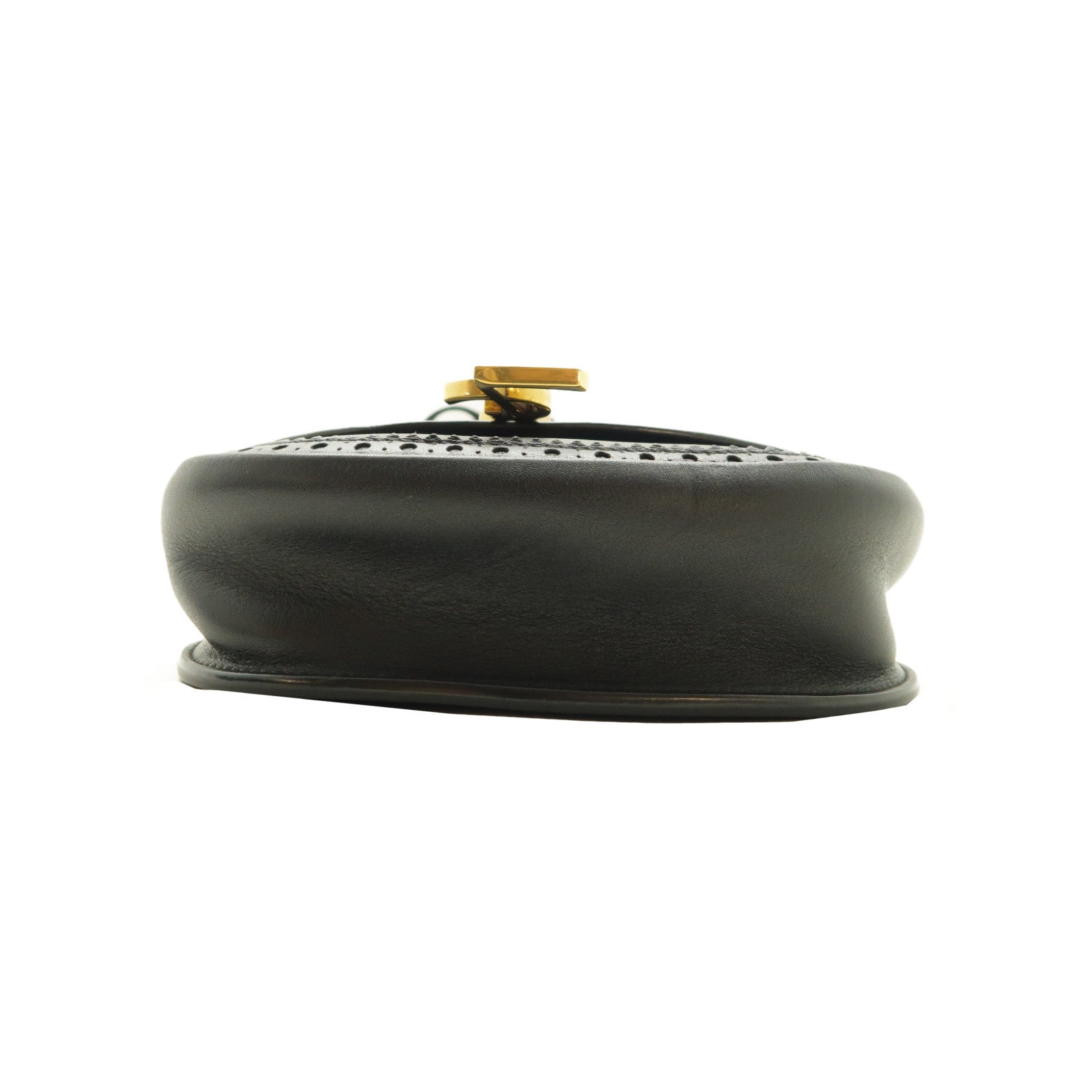 SAINT LAURENT 牛皮皮革kaia Small Shoulder Bag金扣肩背袋黑色