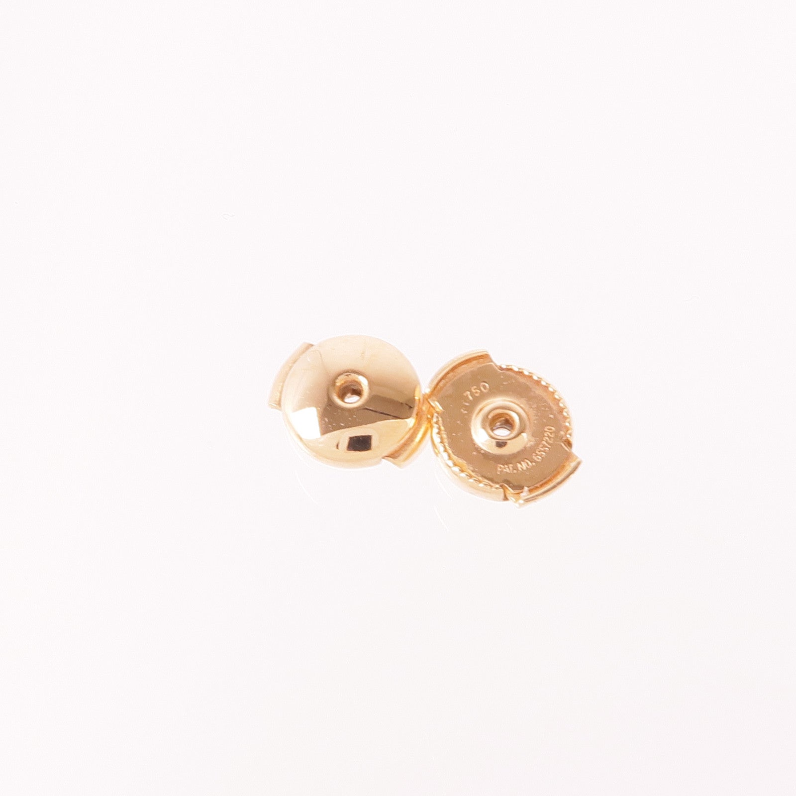 HERMES 18K玫瑰金Chaine d'ancre Earrings耳環