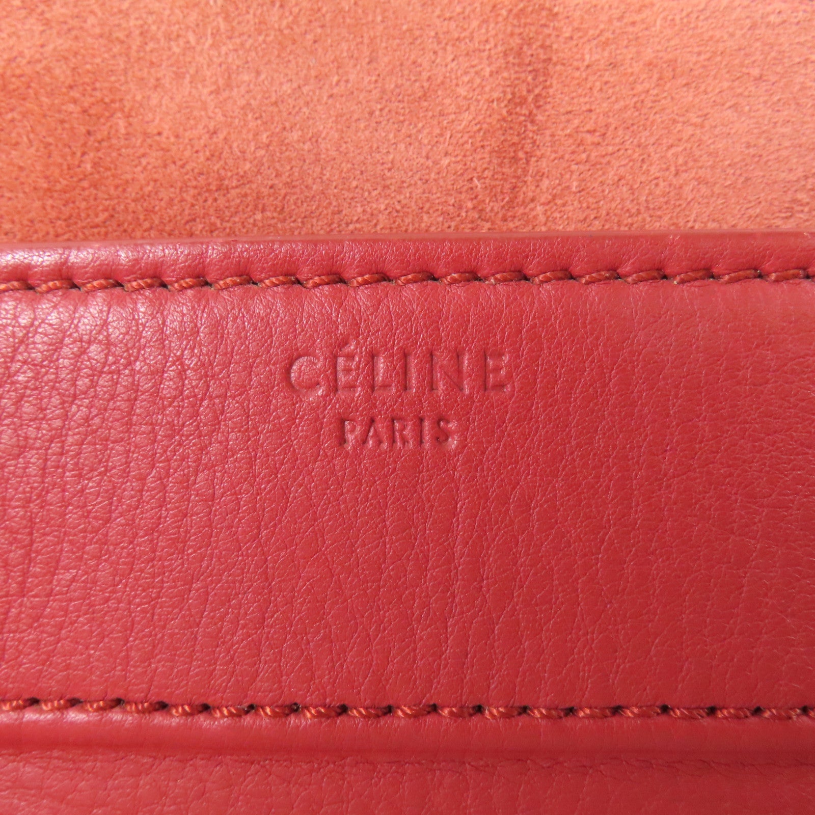 CELINE 牛皮皮革Small Square手挽袋