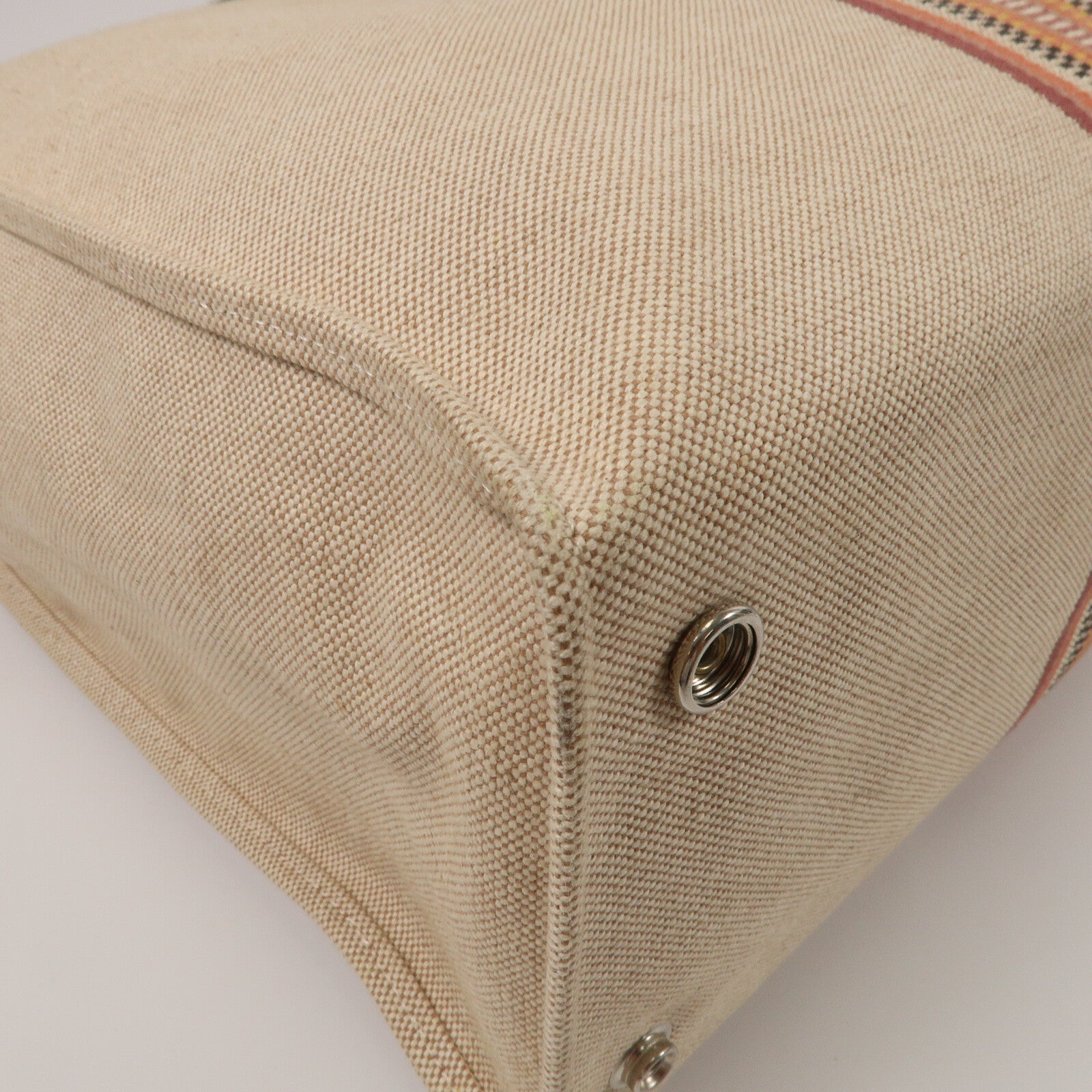 HERMES 帆布Mira Ganges Tote手挽袋