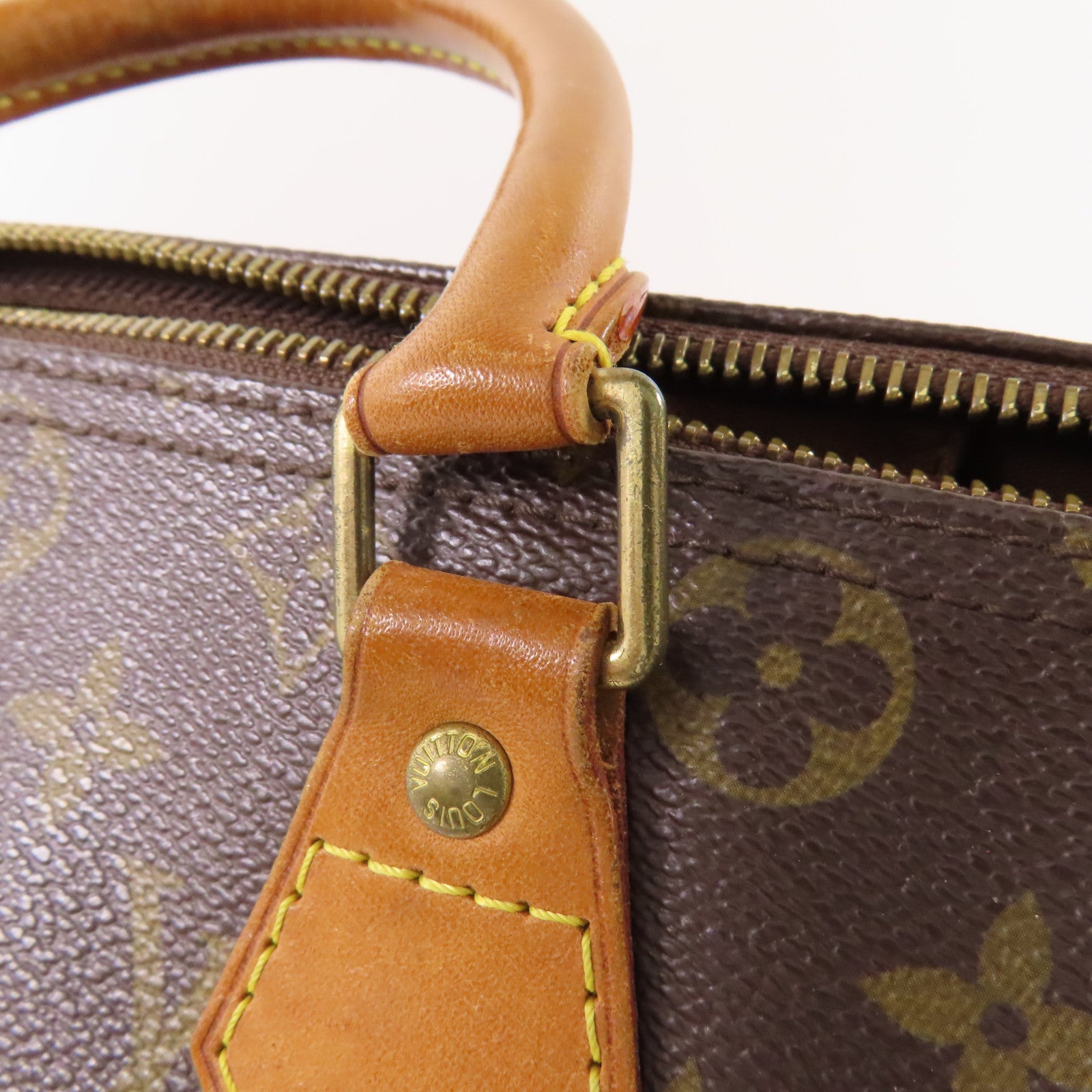 LOUIS VUITTON LV GHW Speedy 30 Handbag M41108 Monogram Brown