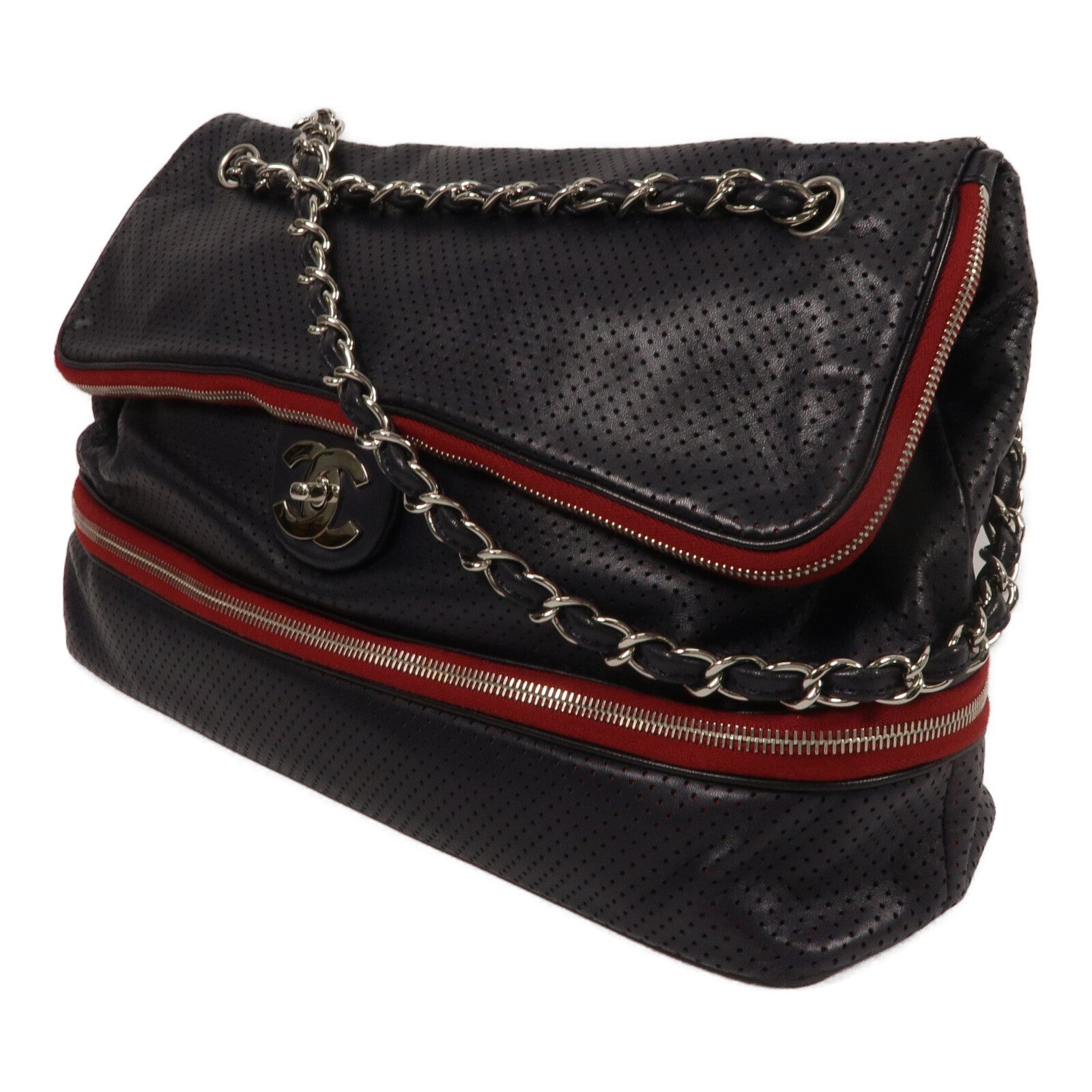CHANEL 羊皮皮革Chain Shoulder 鏈帶肩背袋