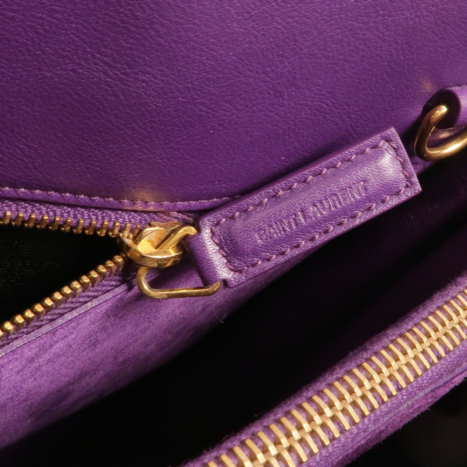 SAINT LAURENT 牛皮皮革Sac De Jour金扣手挽肩背兩用袋