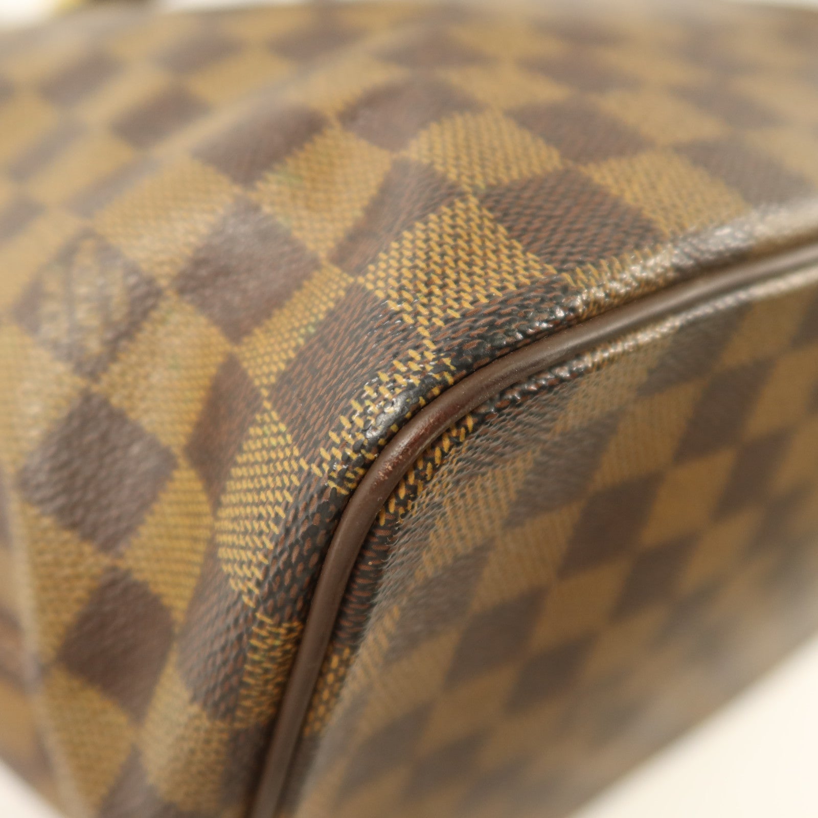 LOUIS VUITTON Damier Saleya MM金扣肩背袋
