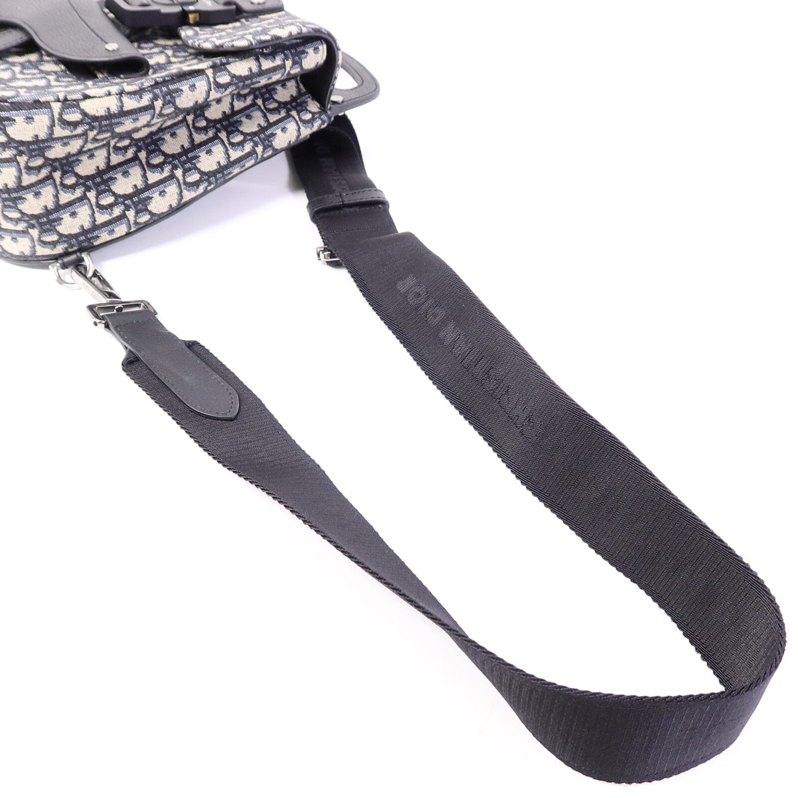 Dior 帆布/牛皮皮革Gallop Sling Bag肩背袋