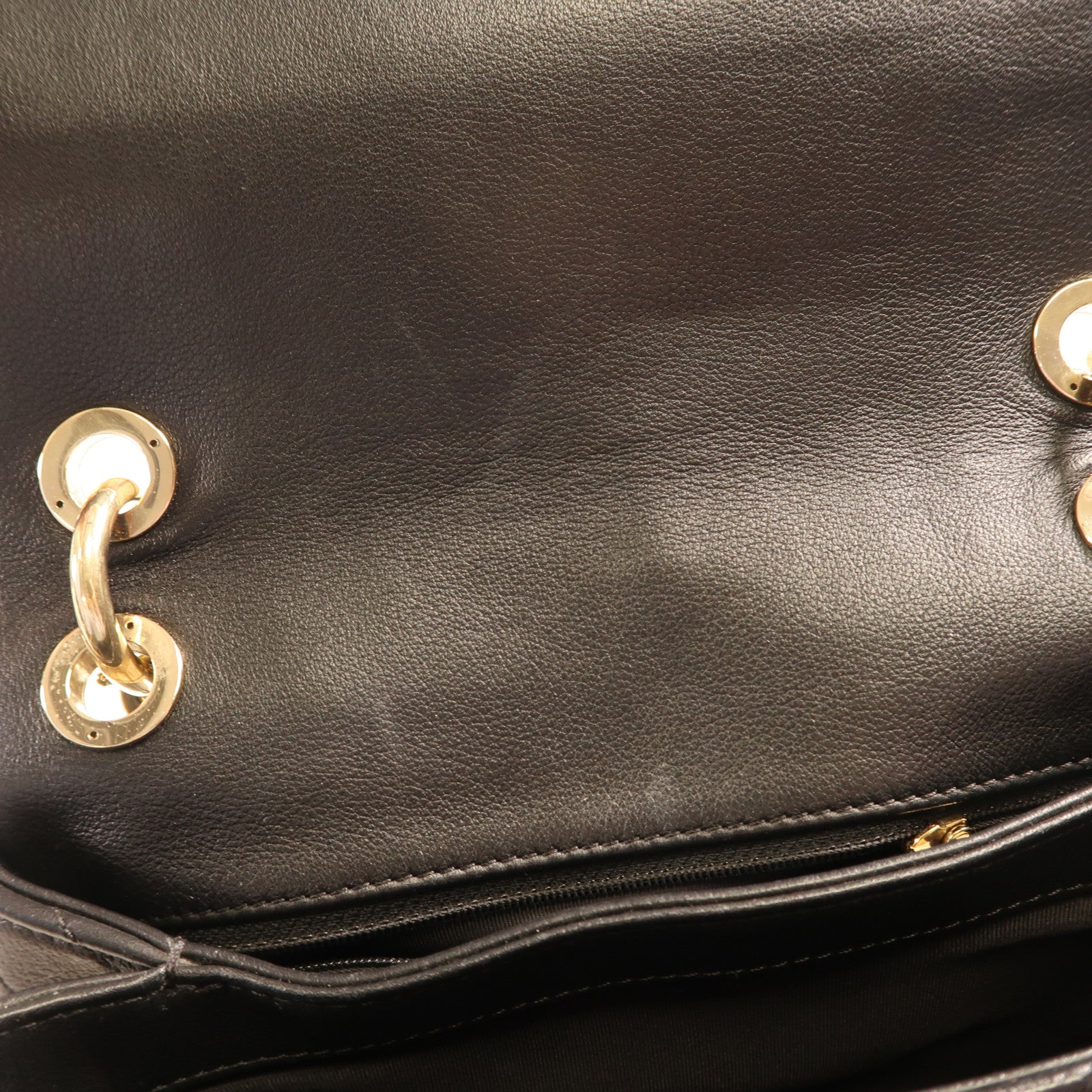 CHANEL 【激減優惠】皮革2 Way Shoulder金扣手挽肩背兩用袋