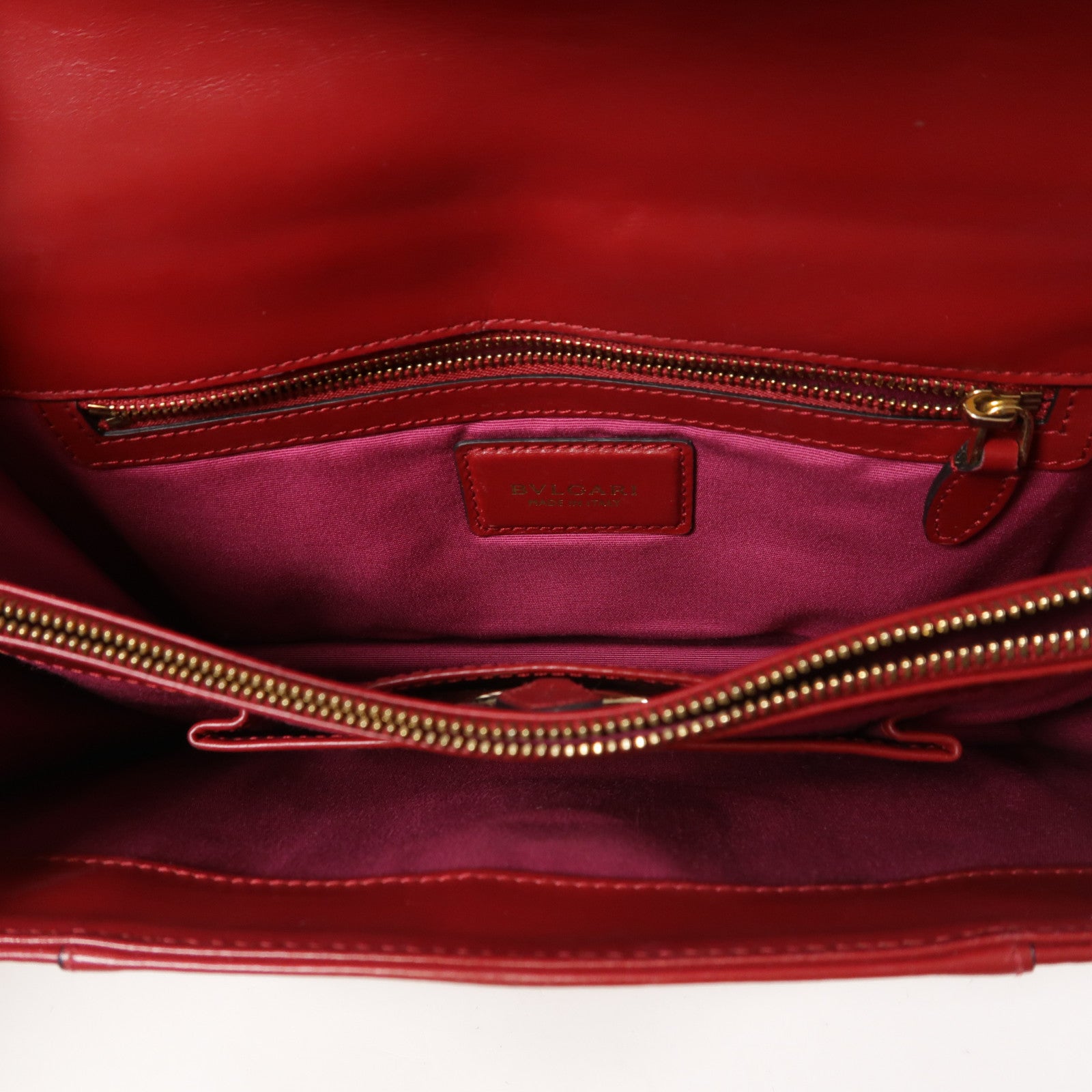 BVLGARI 【激減優惠】牛皮皮革Serpenti Forever金扣鏈帶肩背袋