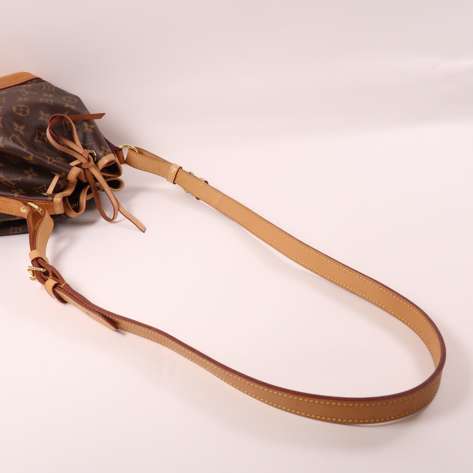 LOUIS VUITTON Monogram Noe BB金扣肩背袋啡色