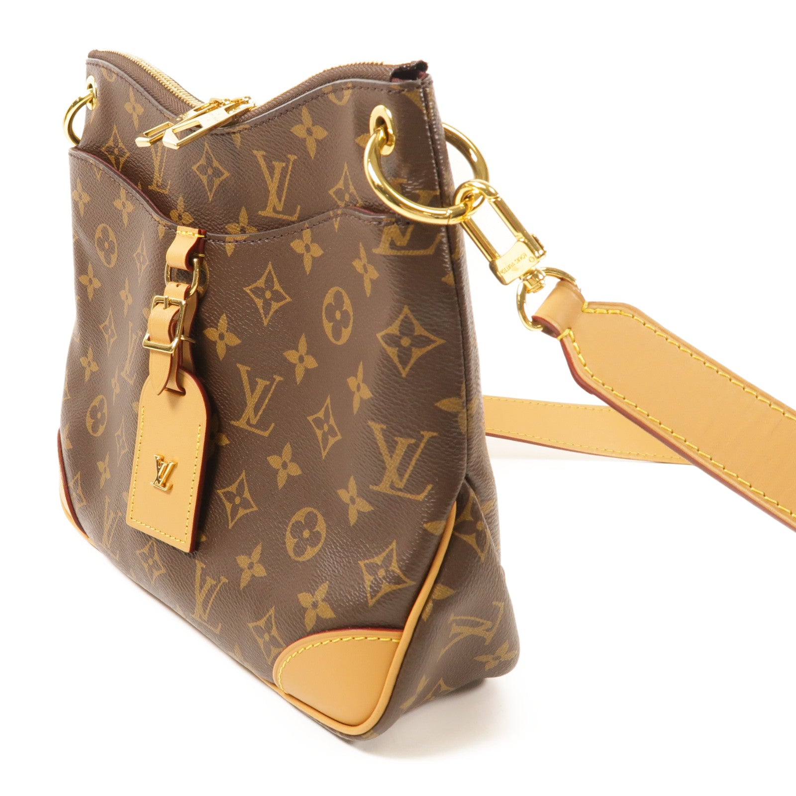 LOUIS VUITTON Monogram Odeon金扣肩背袋
